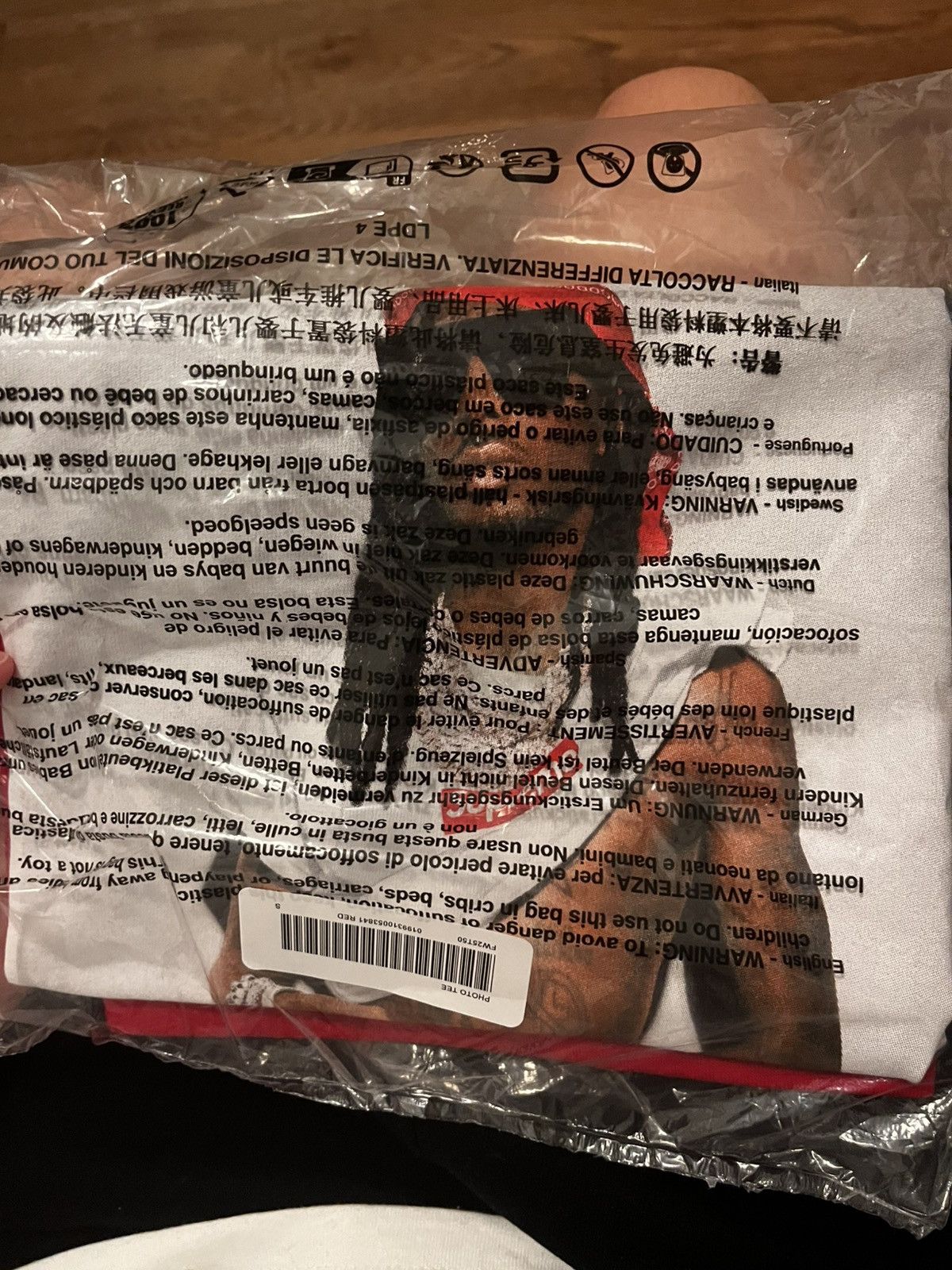 Supreme Playboy Carti T shirt Red