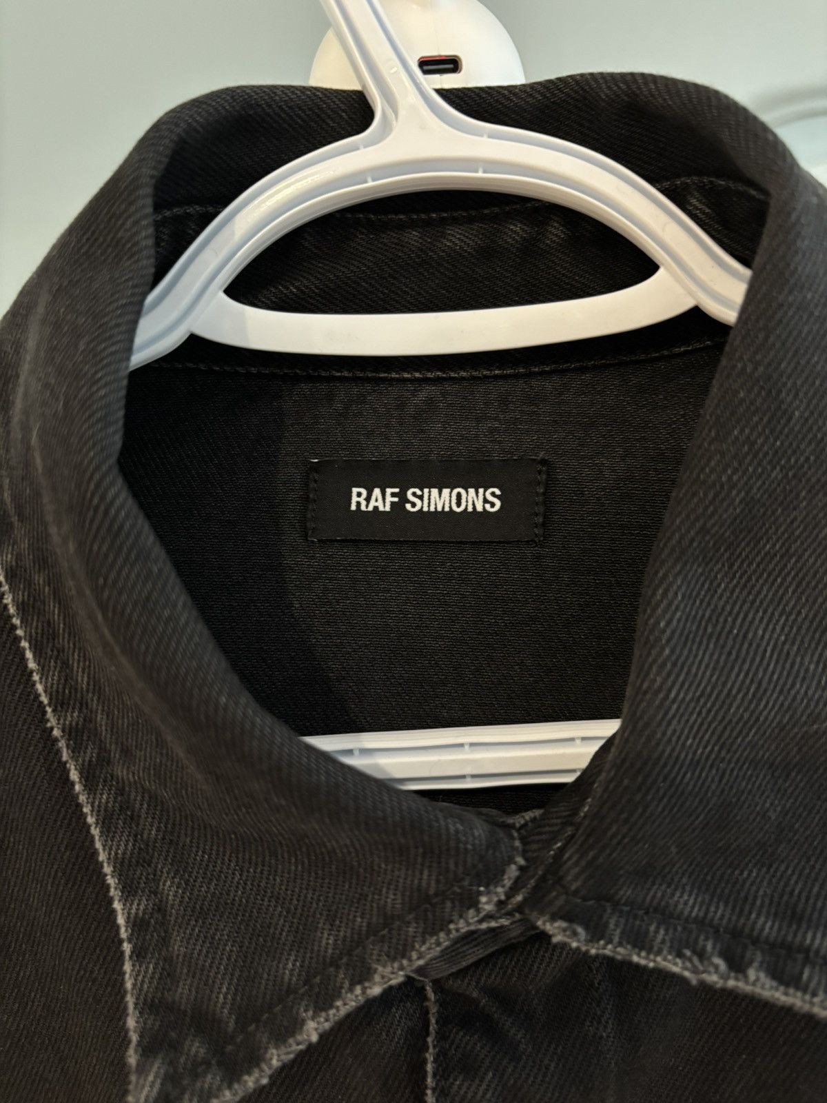 Raf Simons RAF SIMONS Logo Denim Shirt Size US M / EU 48-50 / 2 - 3 Thumbnail