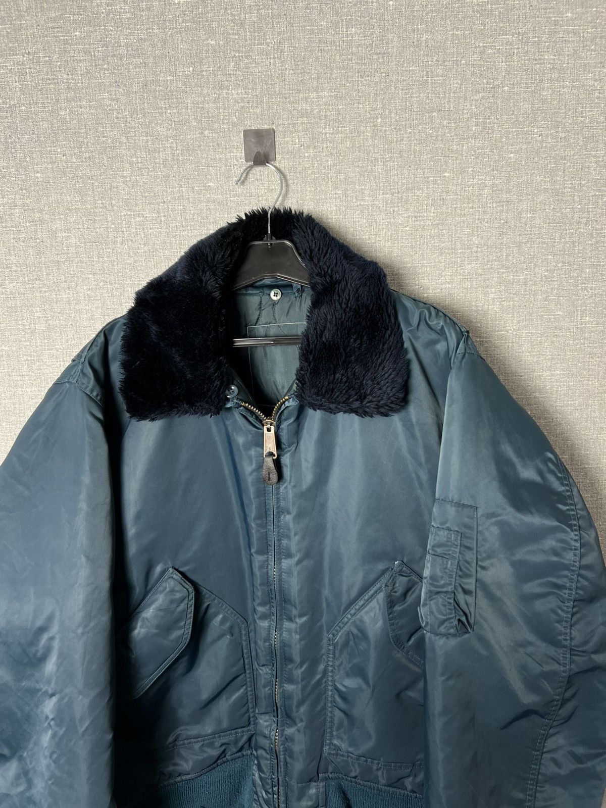 Vintage MA-2 Vintage Flyer’s Nylon Bomber Military Collared Jacket Size US XL / EU 56 / 4 - 2 Thumbnail