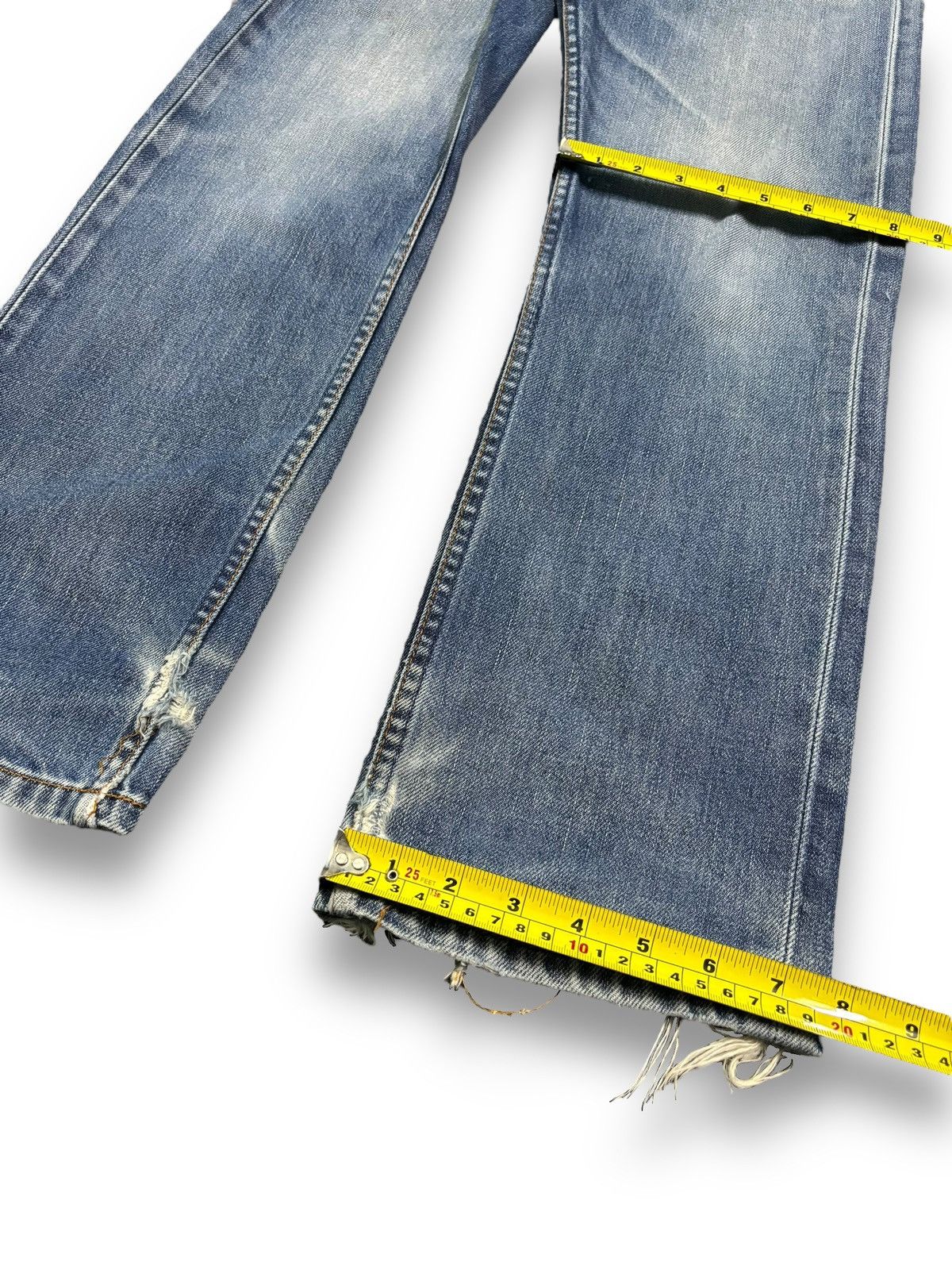 Levi's Vintage 90s Levis 505 Blue Wash Regular Fit Distressed Jeans Size US 29 - 18 Thumbnail