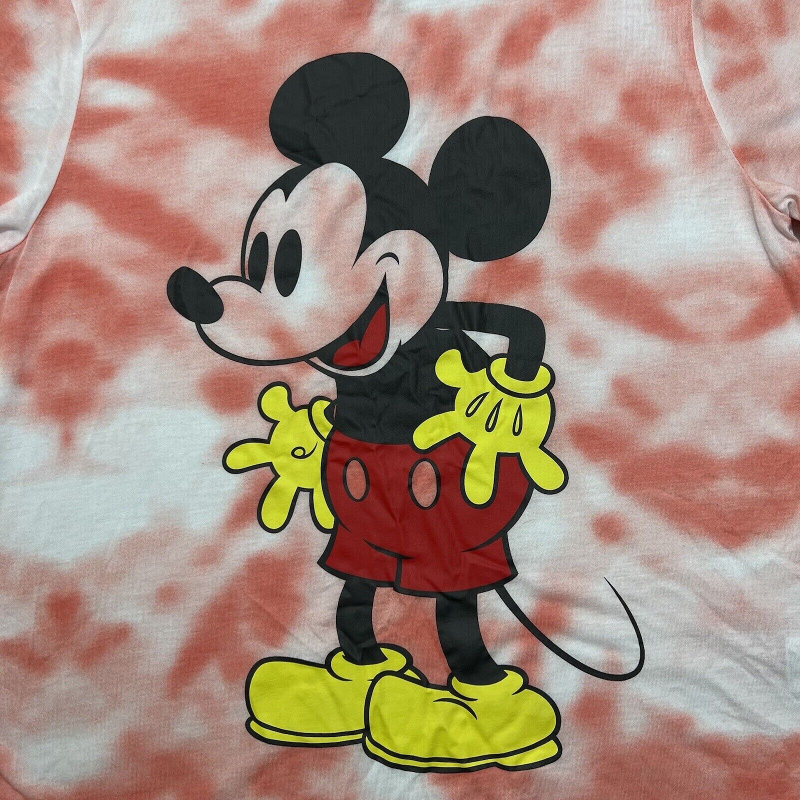 Disney Disney Mickey Mouse XXL Tee Pink Tie Dye Graphic T Shirt Size XXL / US 16-18 / IT 52-54 - 2 Thumbnail