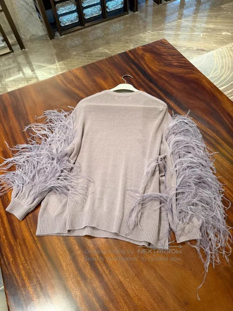 Valentino Valentino Feather sweater Size S / US 4 / IT 40 - 3 Thumbnail