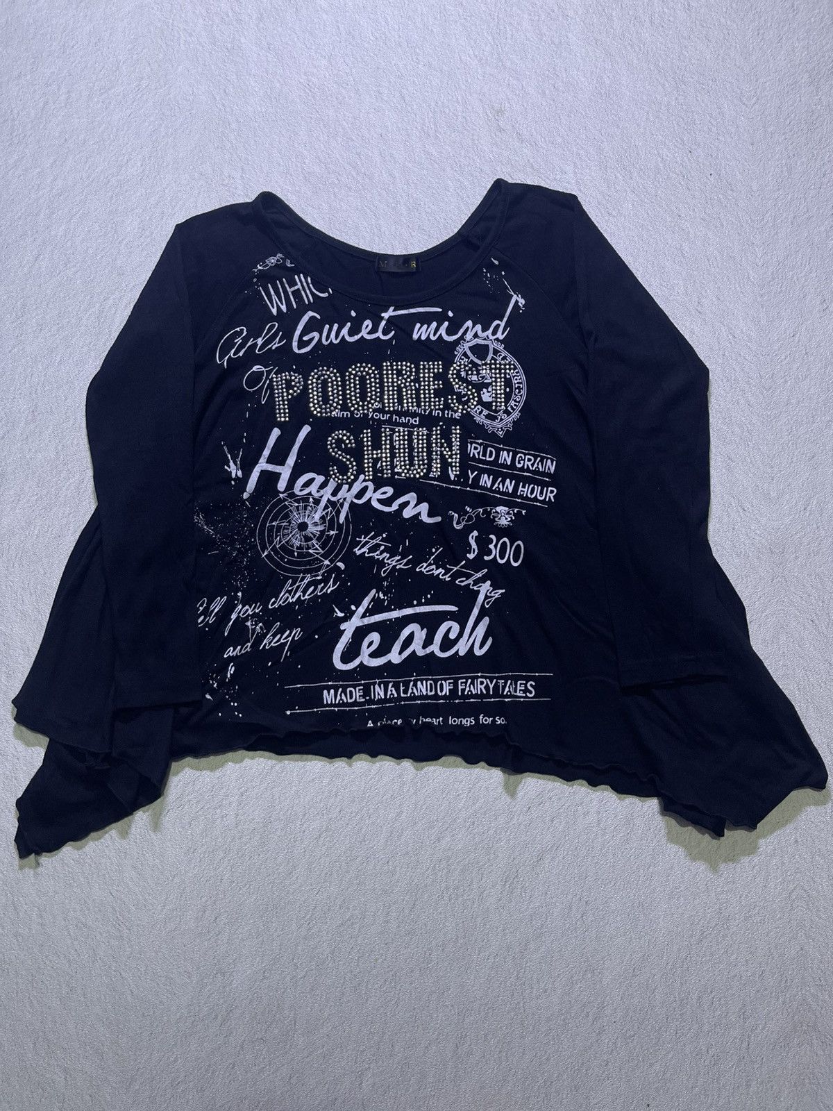 Hysteric Glamour Y2K M.K.R long sleeve tshirt women's Size M / US 6-8 / IT 42-44 - 1 Thumbnail