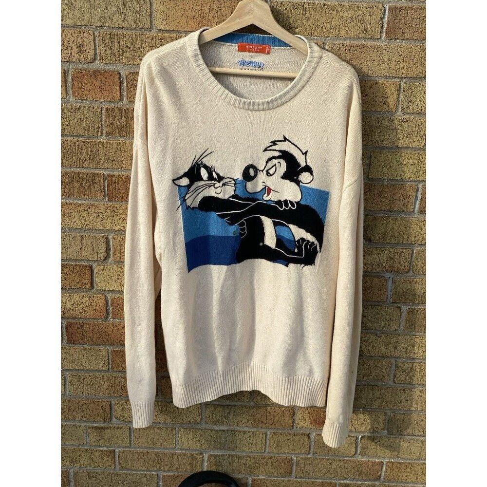 Disney × Iceberg Iceberg History Sweater Vintage 1996 Disney Mens ‘Pepe le P Size US XL / EU 56 / 4 - 3 Thumbnail