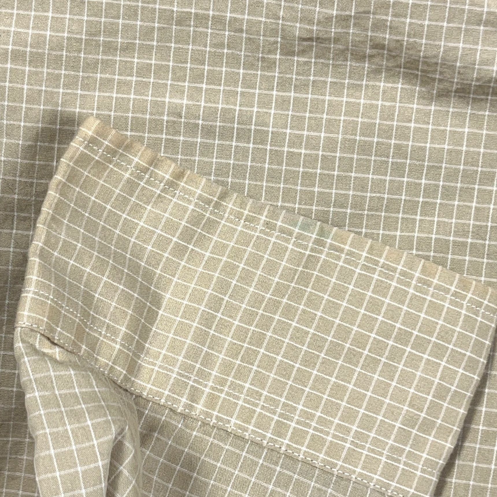 Ralph Lauren Ralph Lauren Shirt Men L Beige Check Button-Up Embroidered Logo Button Colorful Preppy Modern Mens Size 42R - 6 Thumbnail