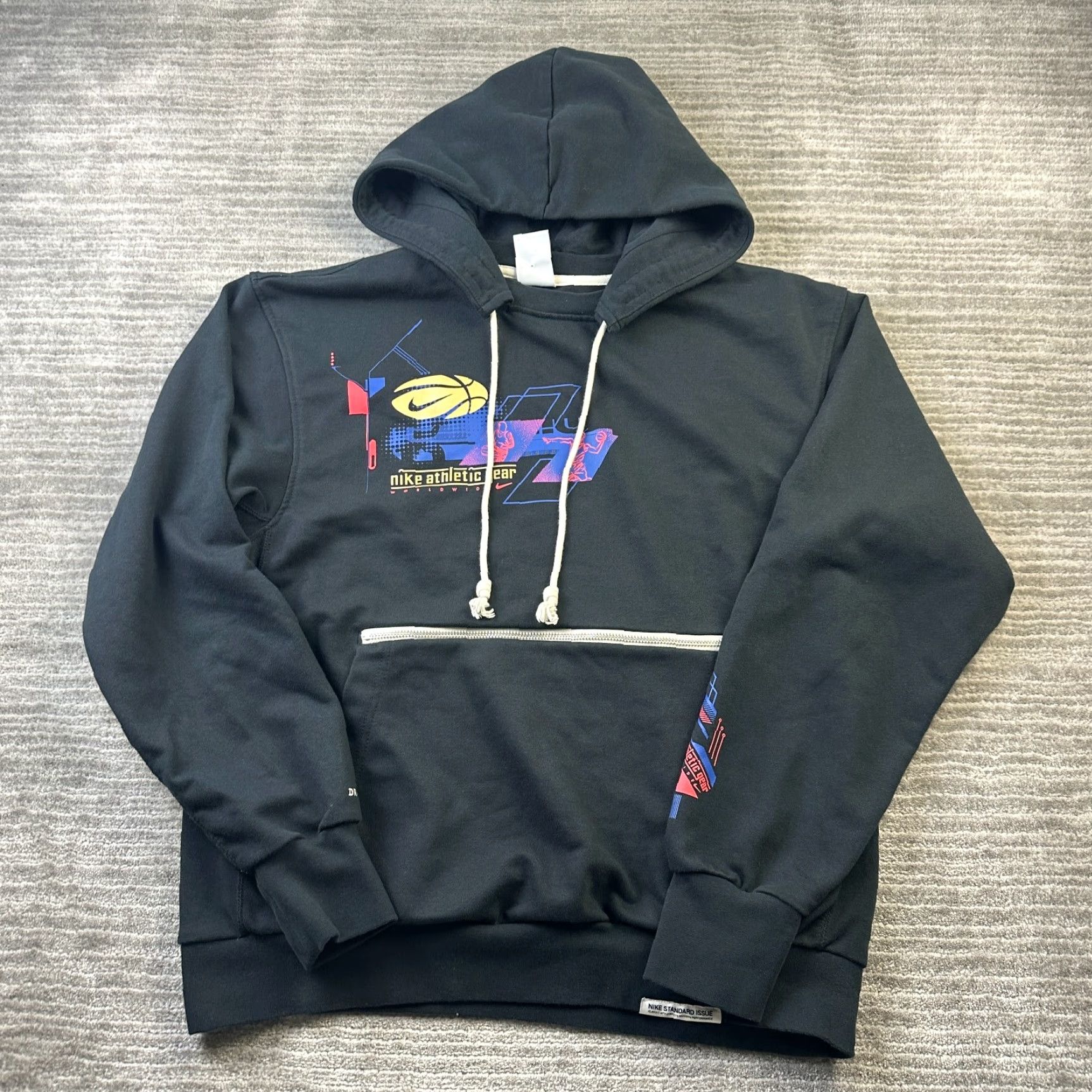 Nike Nike Hoodie Mens Medium Standard Issue Pullover Dri Fit Sweatshirt Basketball Size US M / EU 48-50 / 2 - 2 Thumbnail
