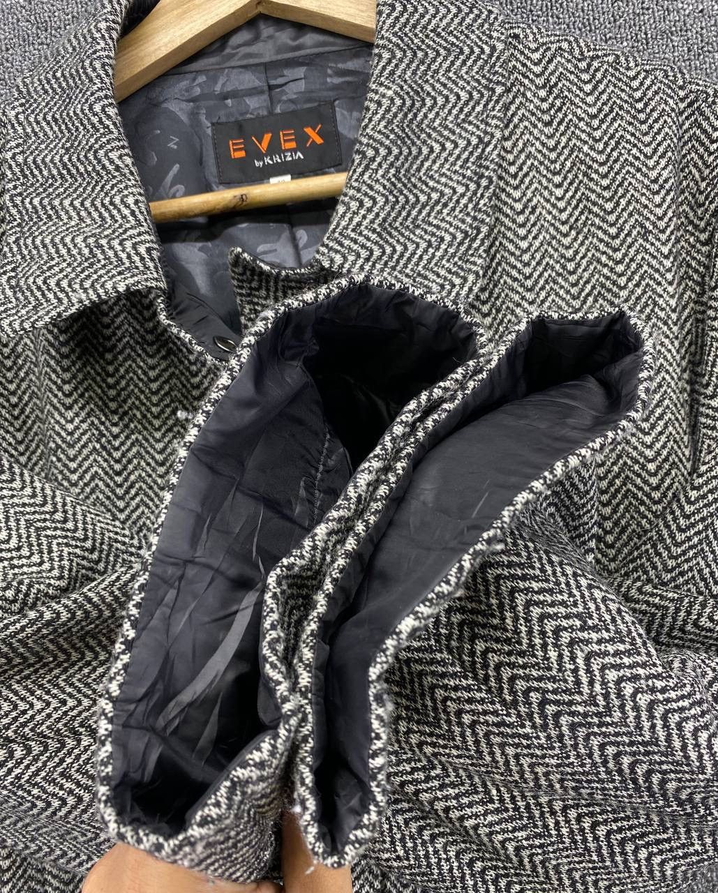 Krizia Uomo Vintage Krizia Uomo Evex Wool Jacket Size M / US 6-8 / IT 42-44 - 11 Thumbnail