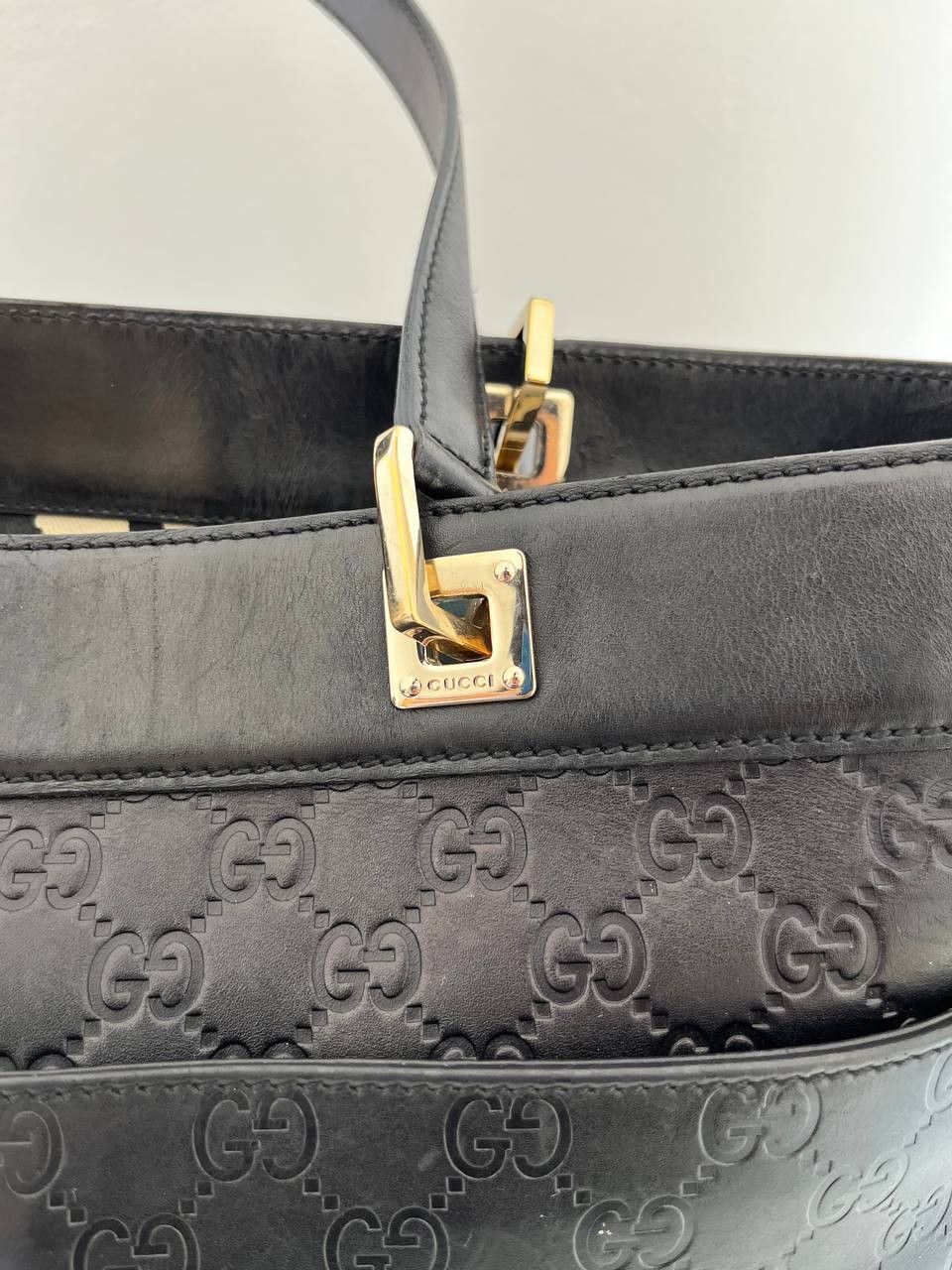 Gucci Gucci tote bag Vintage in GG monogram guccissima leather Size ONE SIZE - 5 Thumbnail