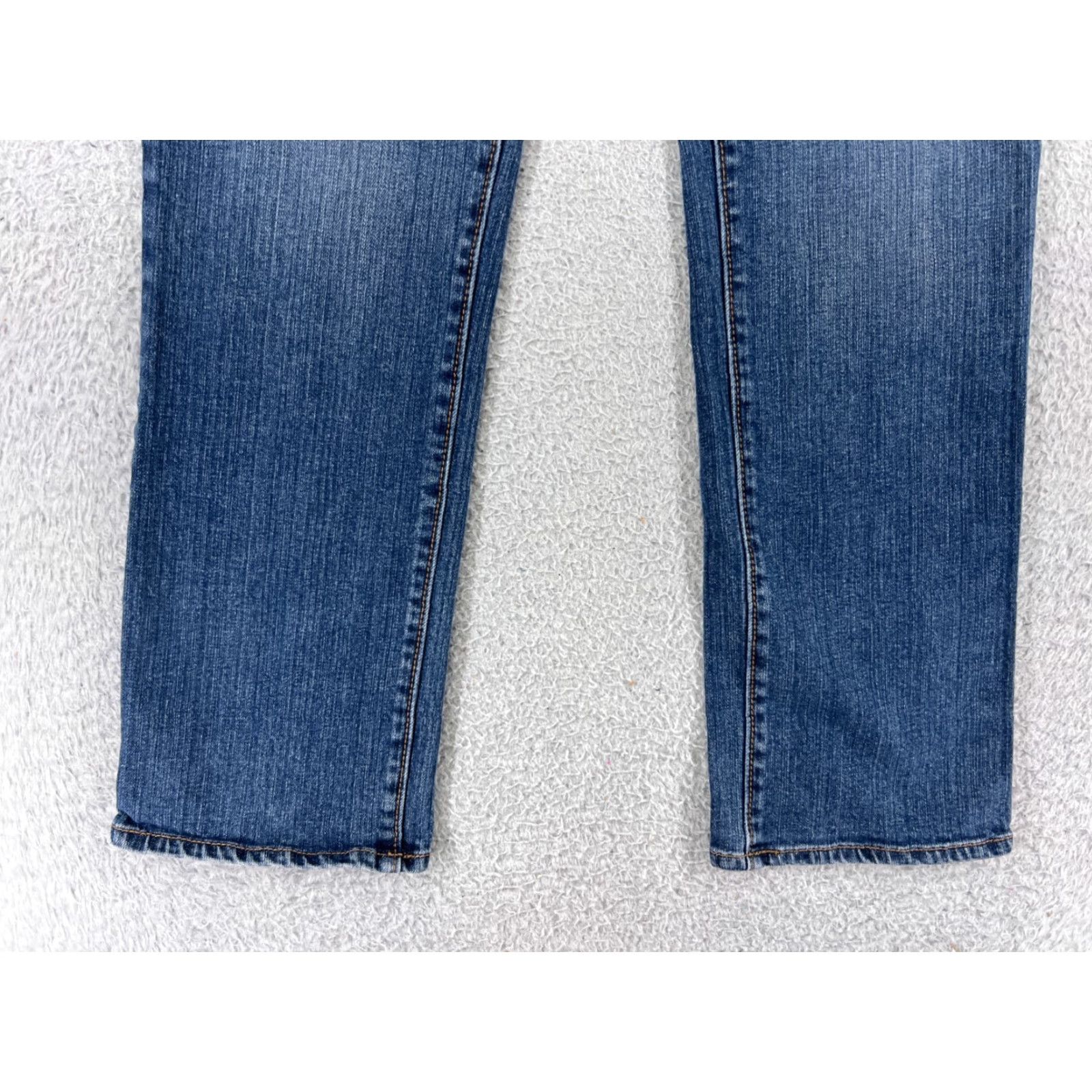 Vintage Bullhead Jeans Women Blue 28x28 Denim Straight Leg 5-Pocket Comfortable Distressed Cotton Blend Vintage: No Size 27" / US 4 / IT 40 - 4 Thumbnail