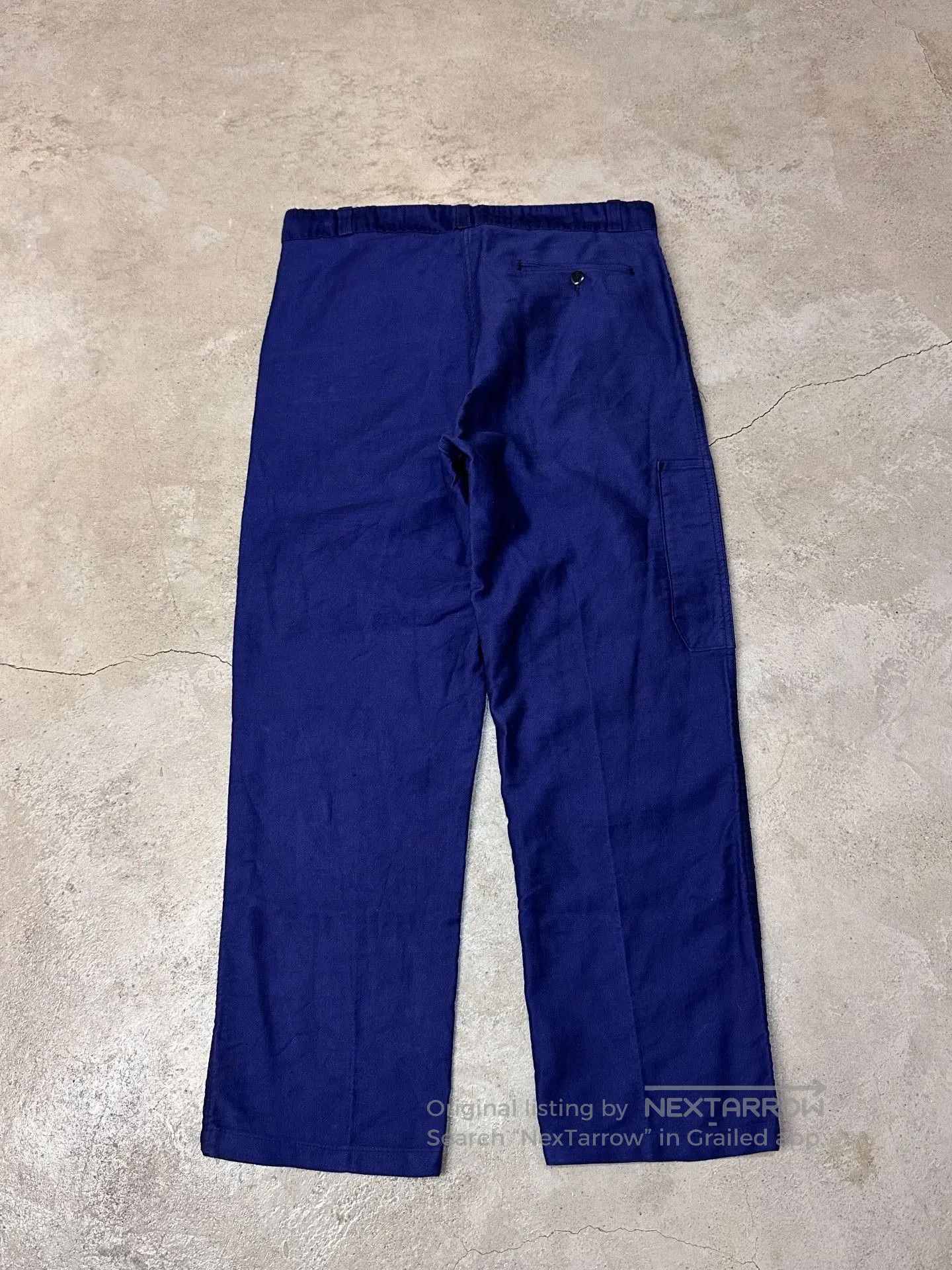 Vintage Vintage 60s French Moleskin Work Pants. Size US 31 - 6 Thumbnail