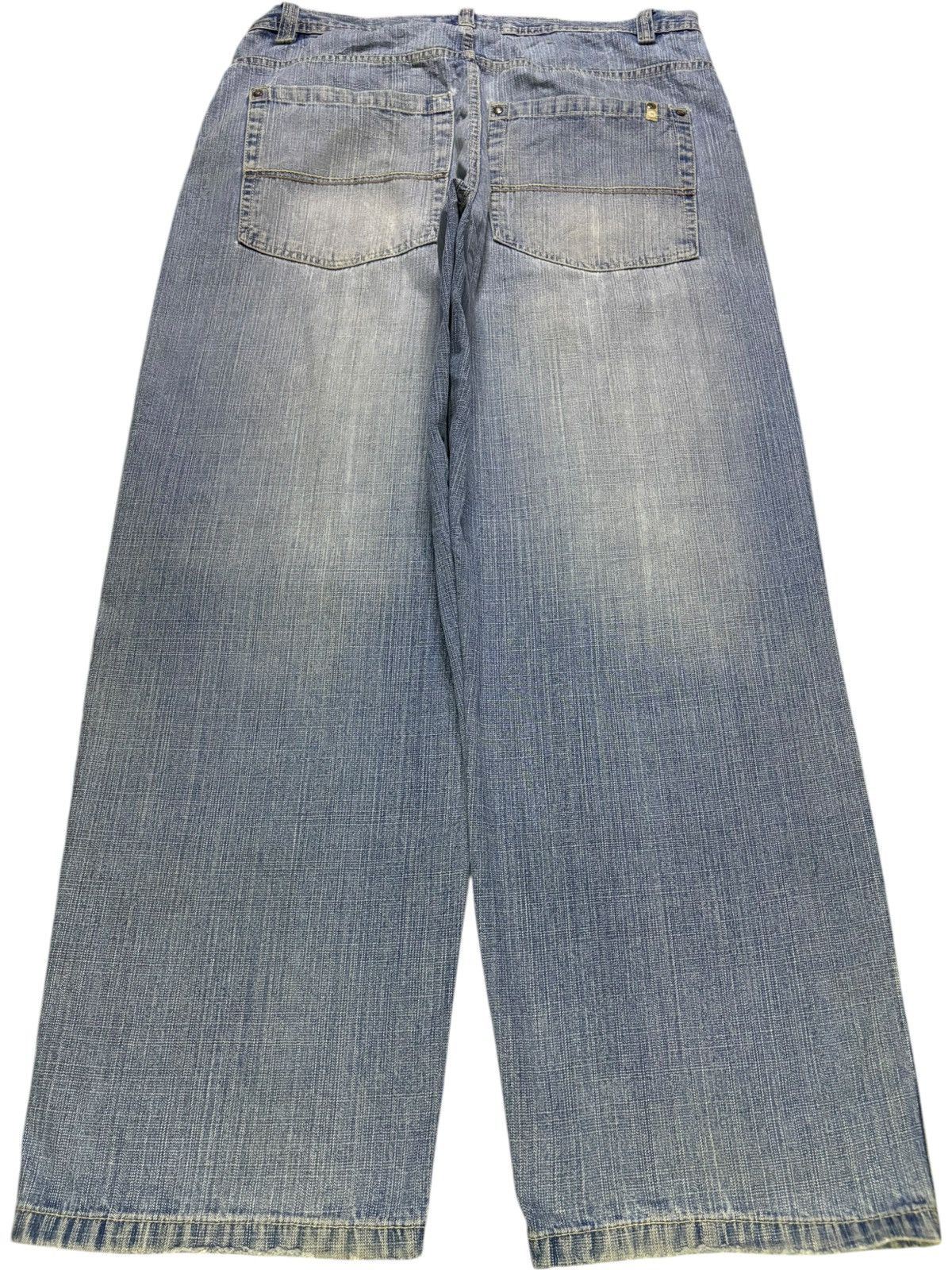 Southpole Vintage Southpole Mud Wash Wide Leg Baggy Jeans Size US 38 / EU 54 - 2 Thumbnail