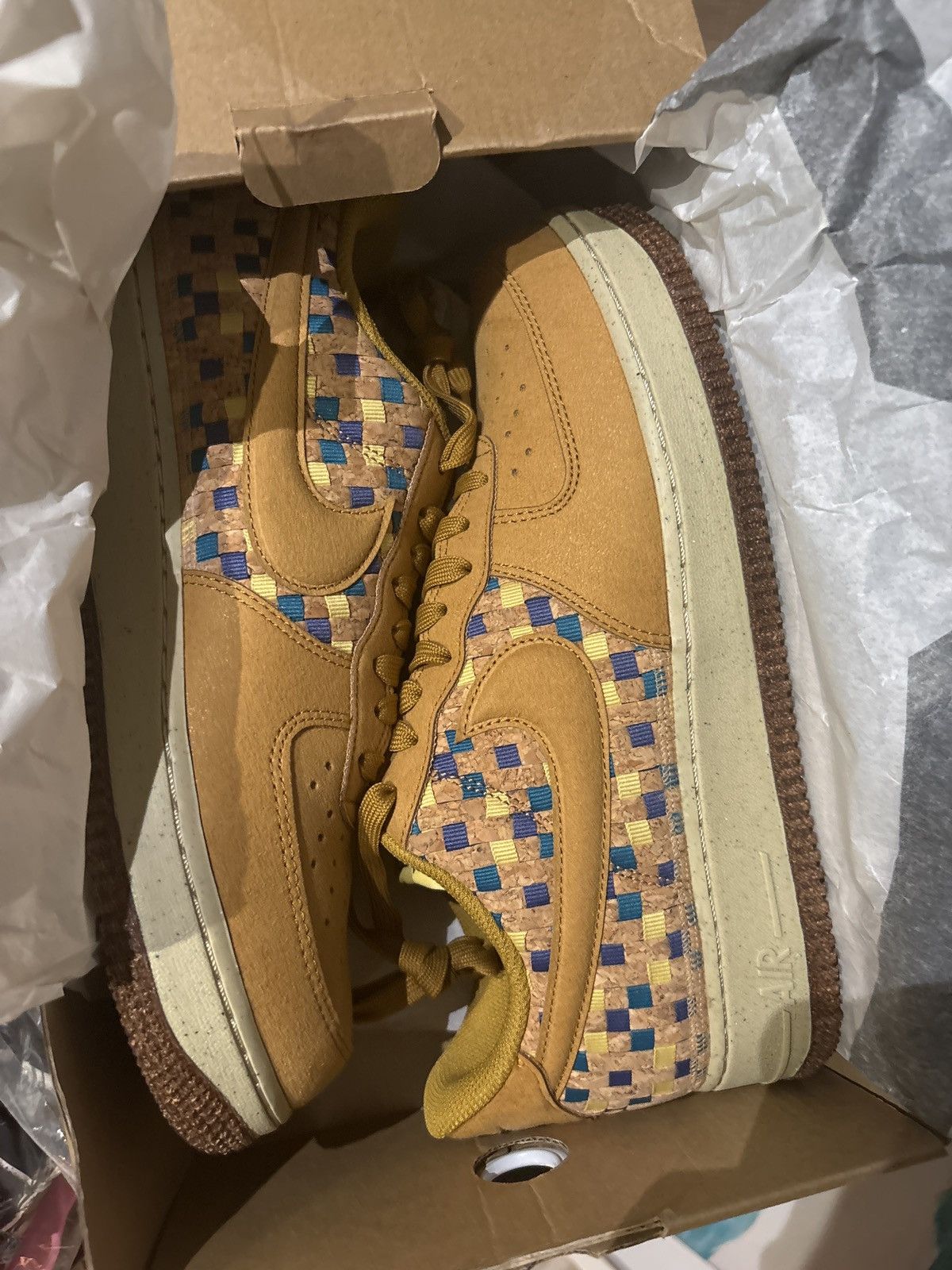 Nike Nike Air Fore 1 Low N7 Woven Cork DM4956-700 Sneaker 8.5 NIB Size US 8.5 / EU 41-42 - 6 Thumbnail