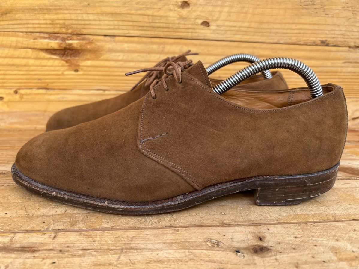 Crockett & Jones VTG Crockett & Jones Brown Suede Derby Dress Shoes Size US 8 / EU 41 - 4 Thumbnail