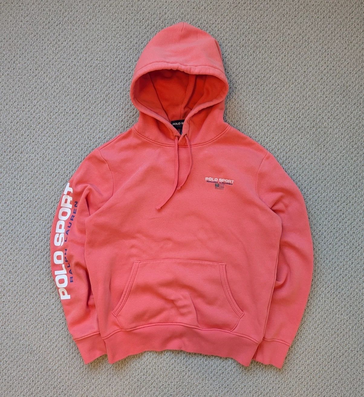Polo Ralph Lauren Polo Sport Hoodie Spell Out Sleeve Y2K 90s Medium Size US M / EU 48-50 / 2 - 3 Thumbnail