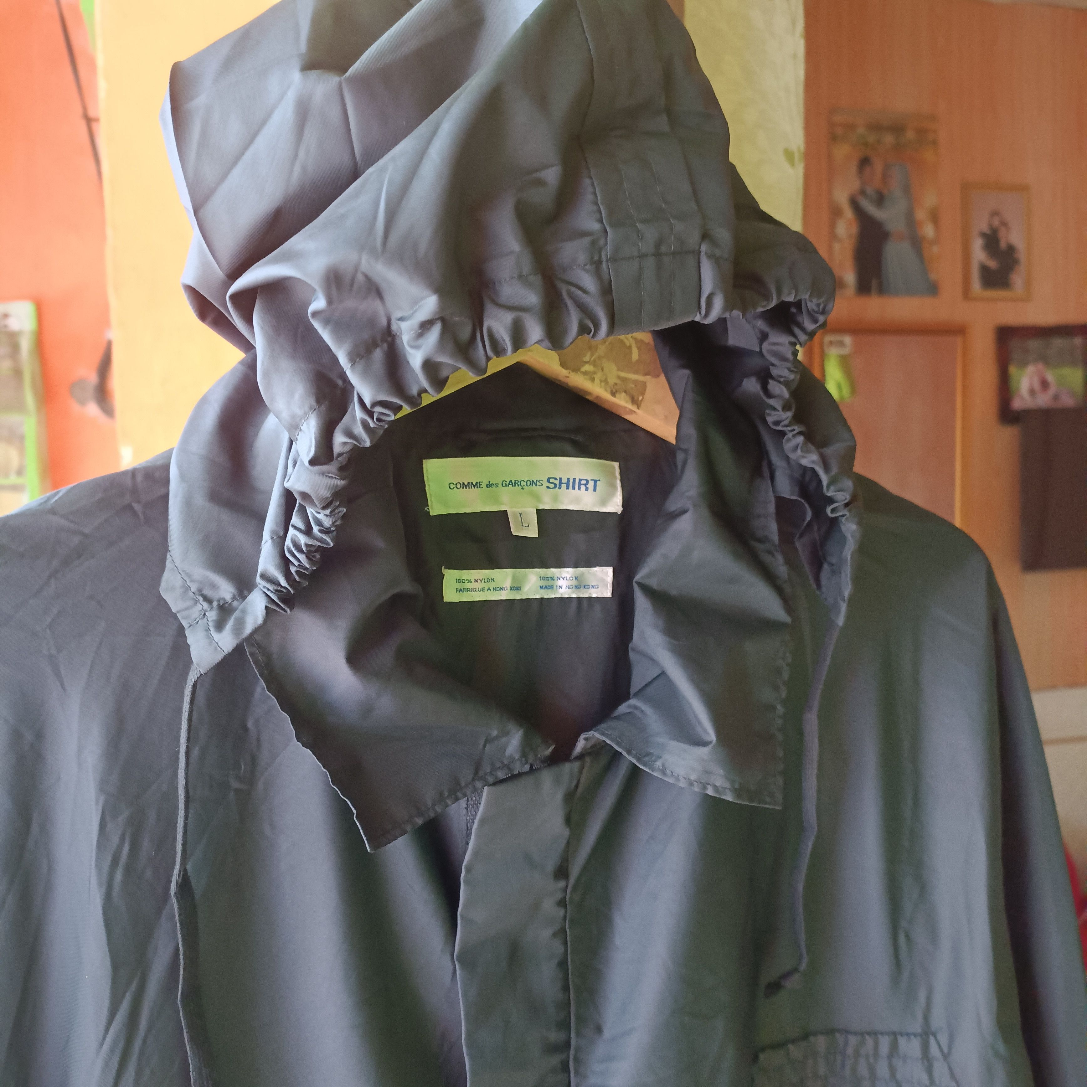Comme des Garcons SHIRT CDG SHIRT NYLON HOODED LIGHT JACKET Size US L / EU 52-54 / 3 - 6 Thumbnail