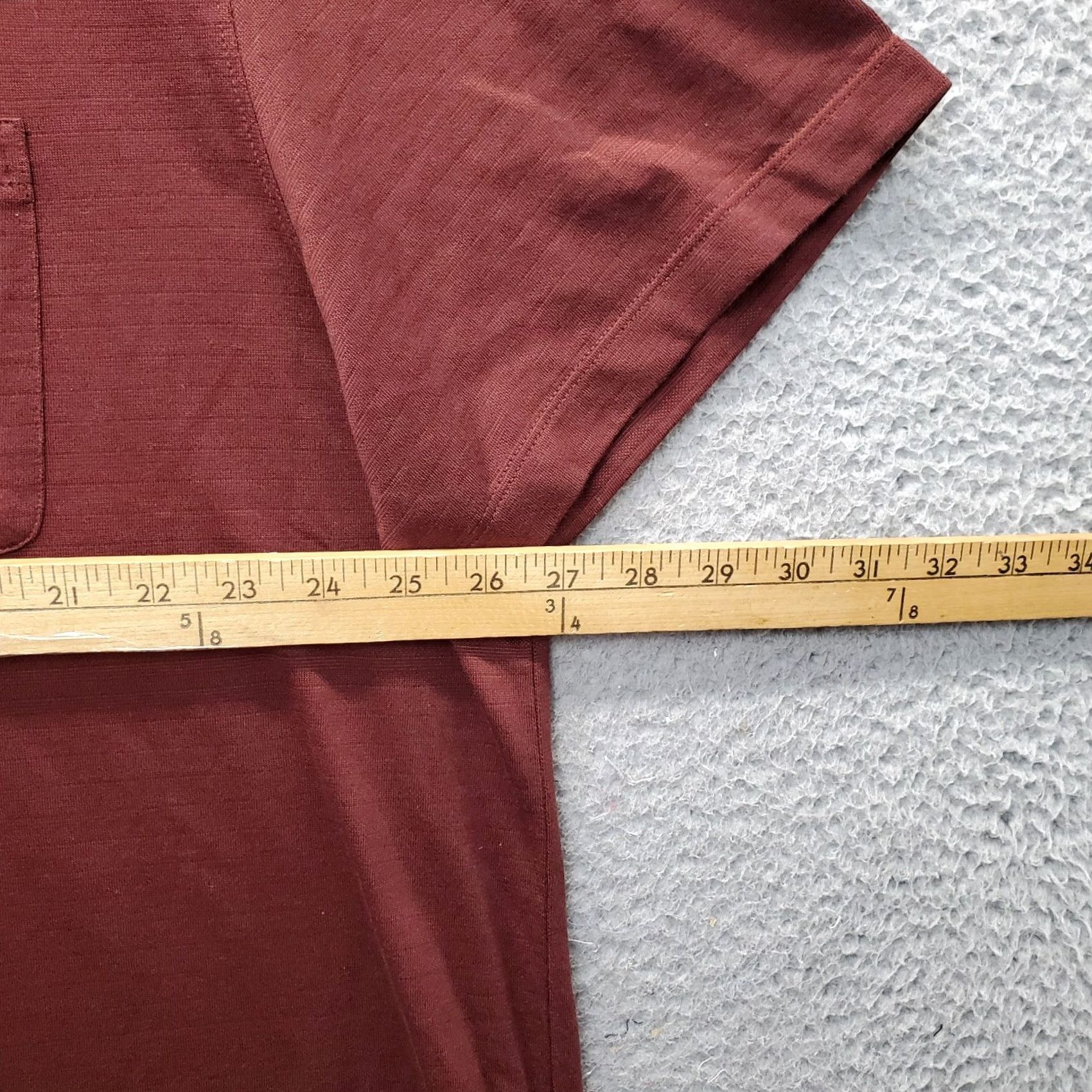 Van Heusen Van Heusen Polo Shirt Mens 3XL Dark Red Short Sleeve Easy Care Polo Size US XXL / EU 58 / 5 - 4 Thumbnail