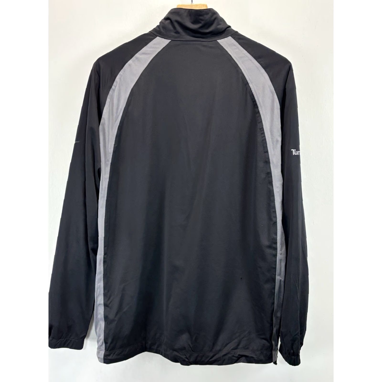 Nike Nike Golf Pullover Jacket Men L Black Gray Half Zip Storm Windbreaker Read Size US L / EU 52-54 / 3 - 3 Thumbnail