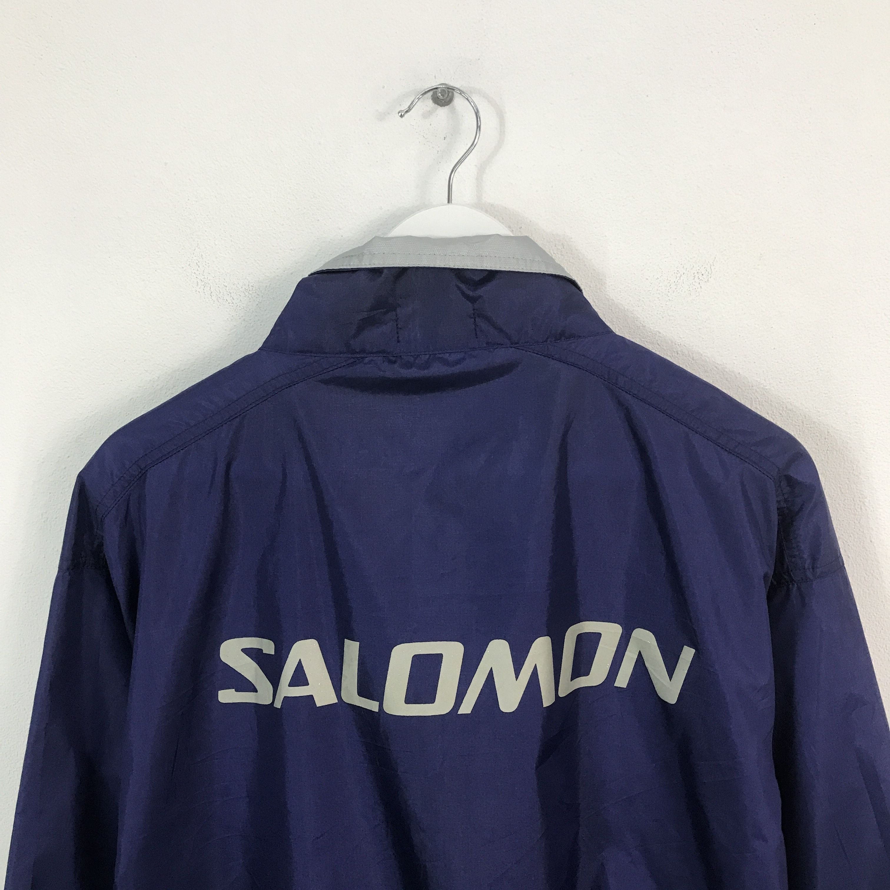 Japanese Brand × Salomon × Vintage Rare Salomon Windbreaker zipper jacket Size US M / EU 48-50 / 2 - 4 Thumbnail