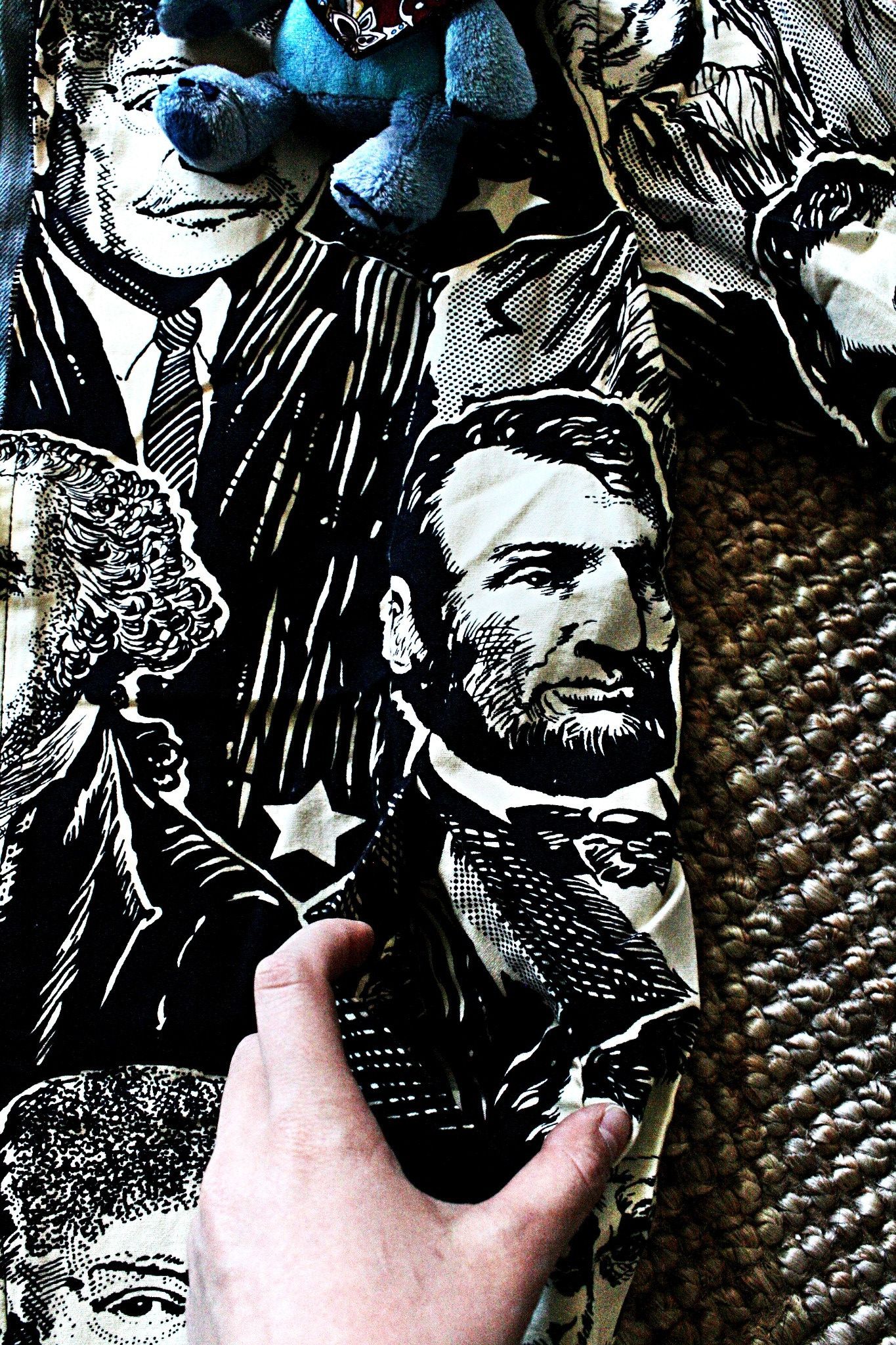 Other Rare Woodcut US Presidents All-Over Print Shirt Jacket Size US XS / EU 42 / 0 - 6 Thumbnail