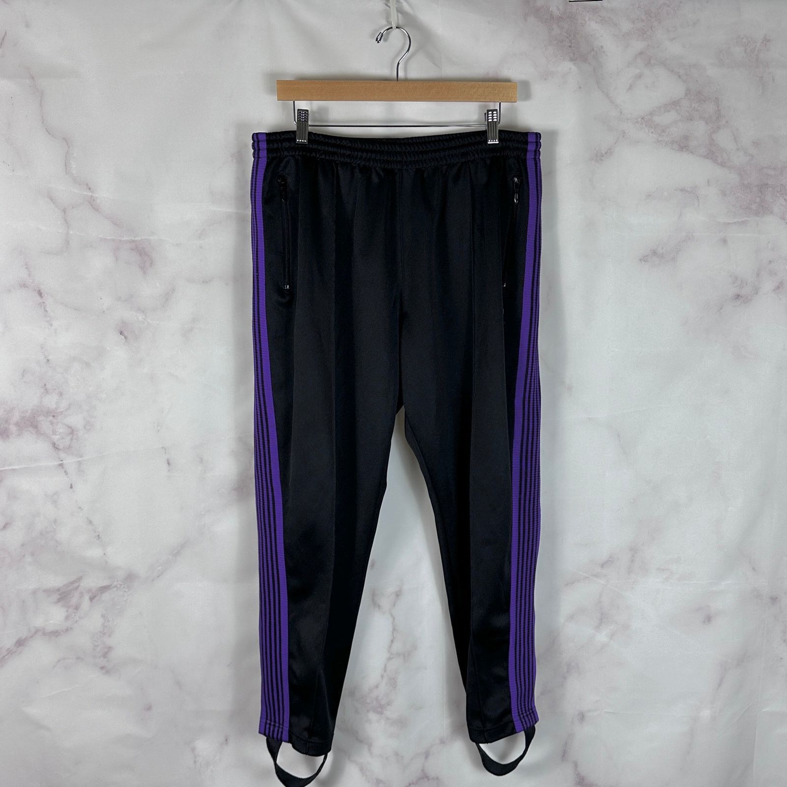 Nepenthes Nepenthes SB F/W17 Purple Stripe Track Pants Size US 34 / EU 50 - 1 Thumbnail