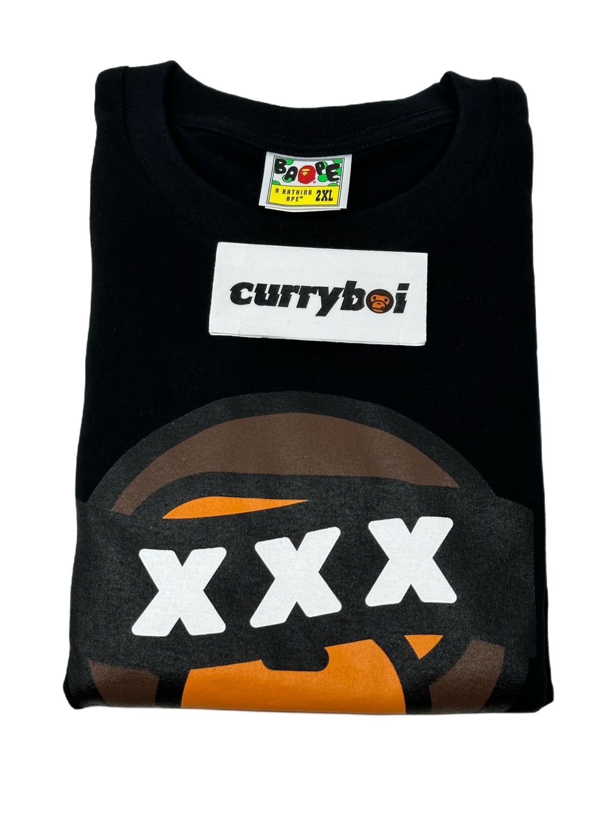 BAPE x God Selection XXX Baby Milo Tee Black