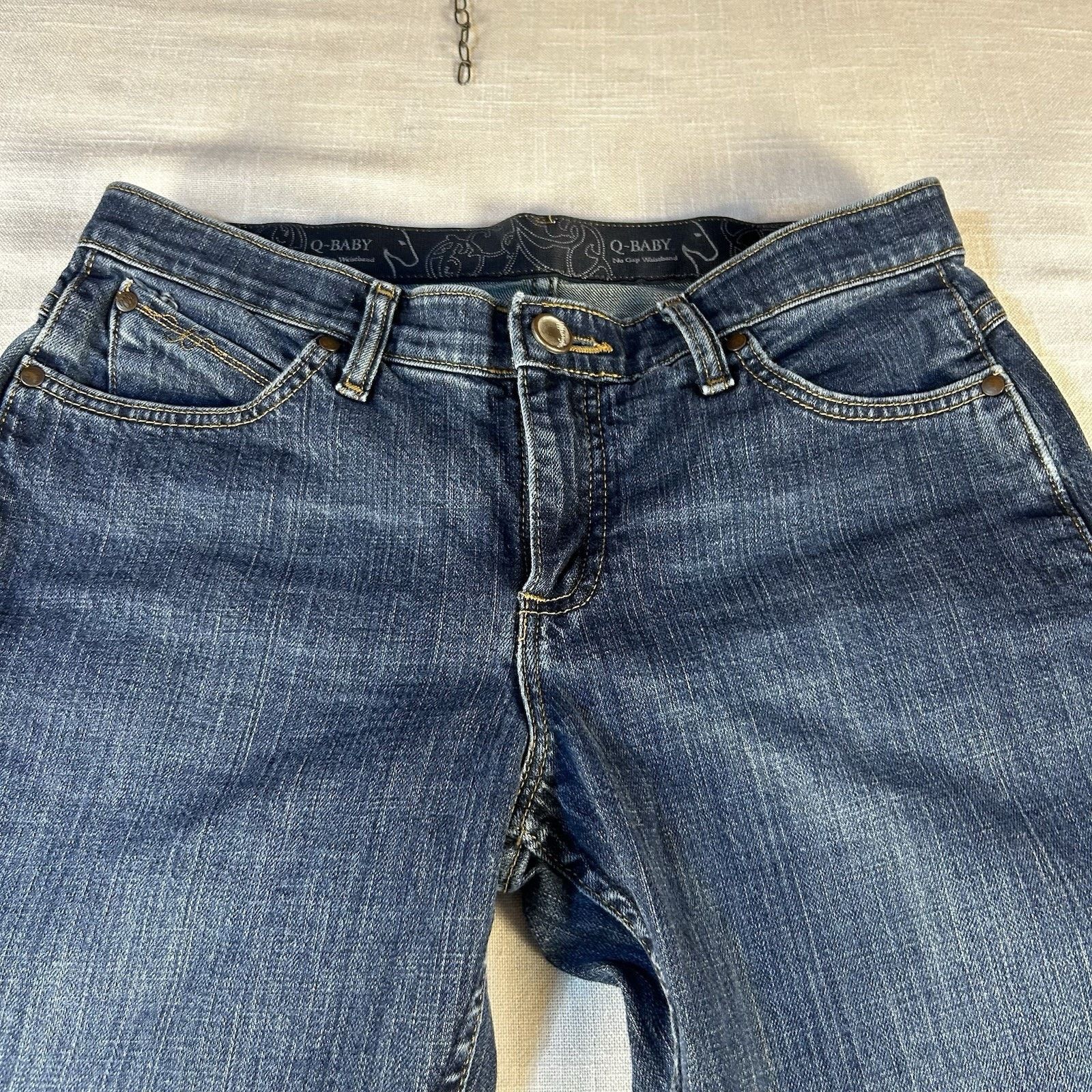Wrangler Wrangler Q-Baby No Gap Waist Riding Jeans Women's 7/8 32" Size 30" / US 8 / IT 44 - 4 Thumbnail