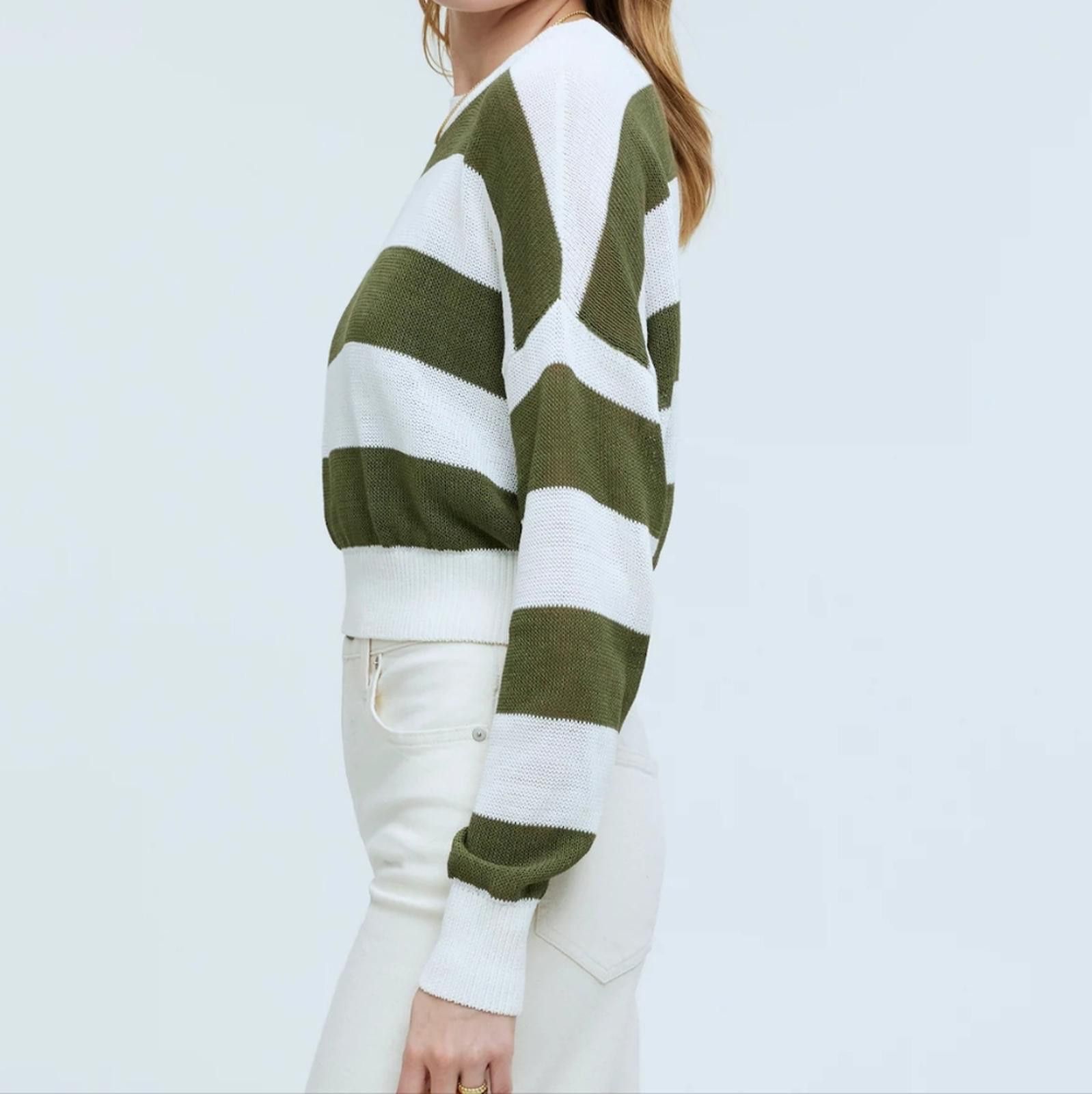 Madewell Madewell Loose-Knit Crewneck Sweater Size XS / US 0-2 / IT 36-38 - 9 Thumbnail