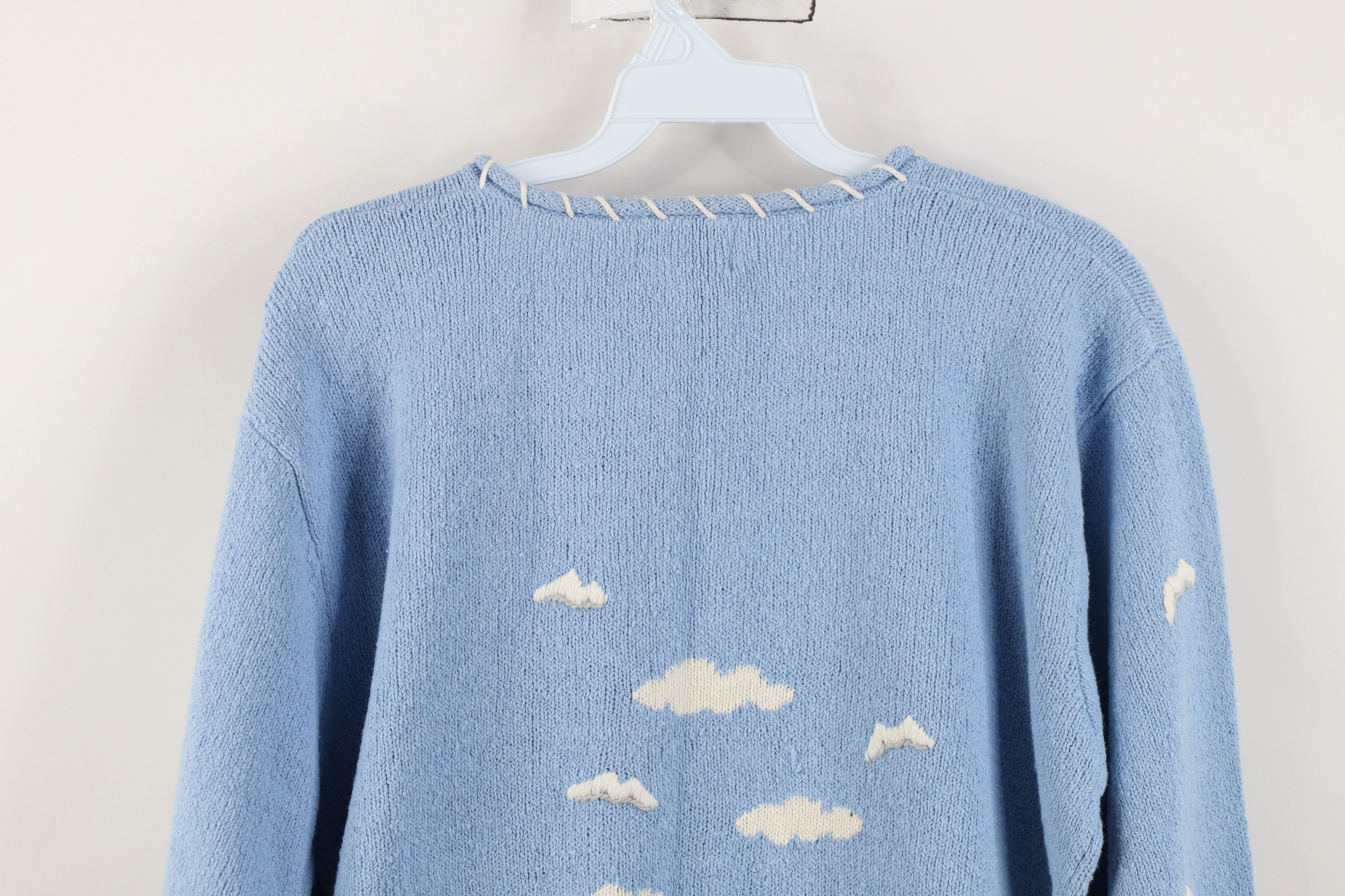 Vintage Vintage 90s Streetwear Knit Beach All Over Print Sweater Size L / US 10 / IT 46 - 14 Thumbnail