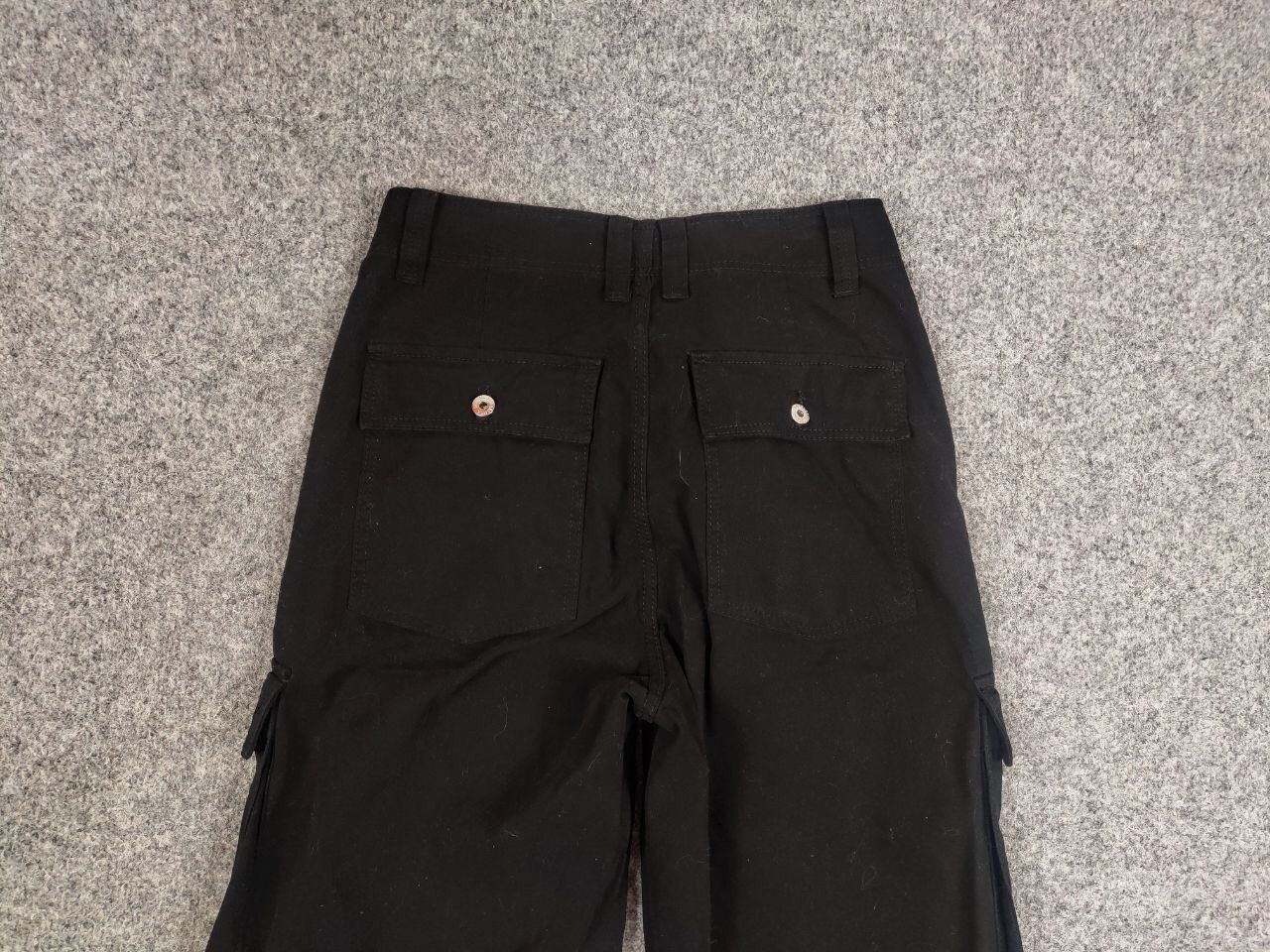 Other Vintage 90's Japanese Black Baggy Cargo Pants Y2K Hype Style Size US 29 - 11 Thumbnail