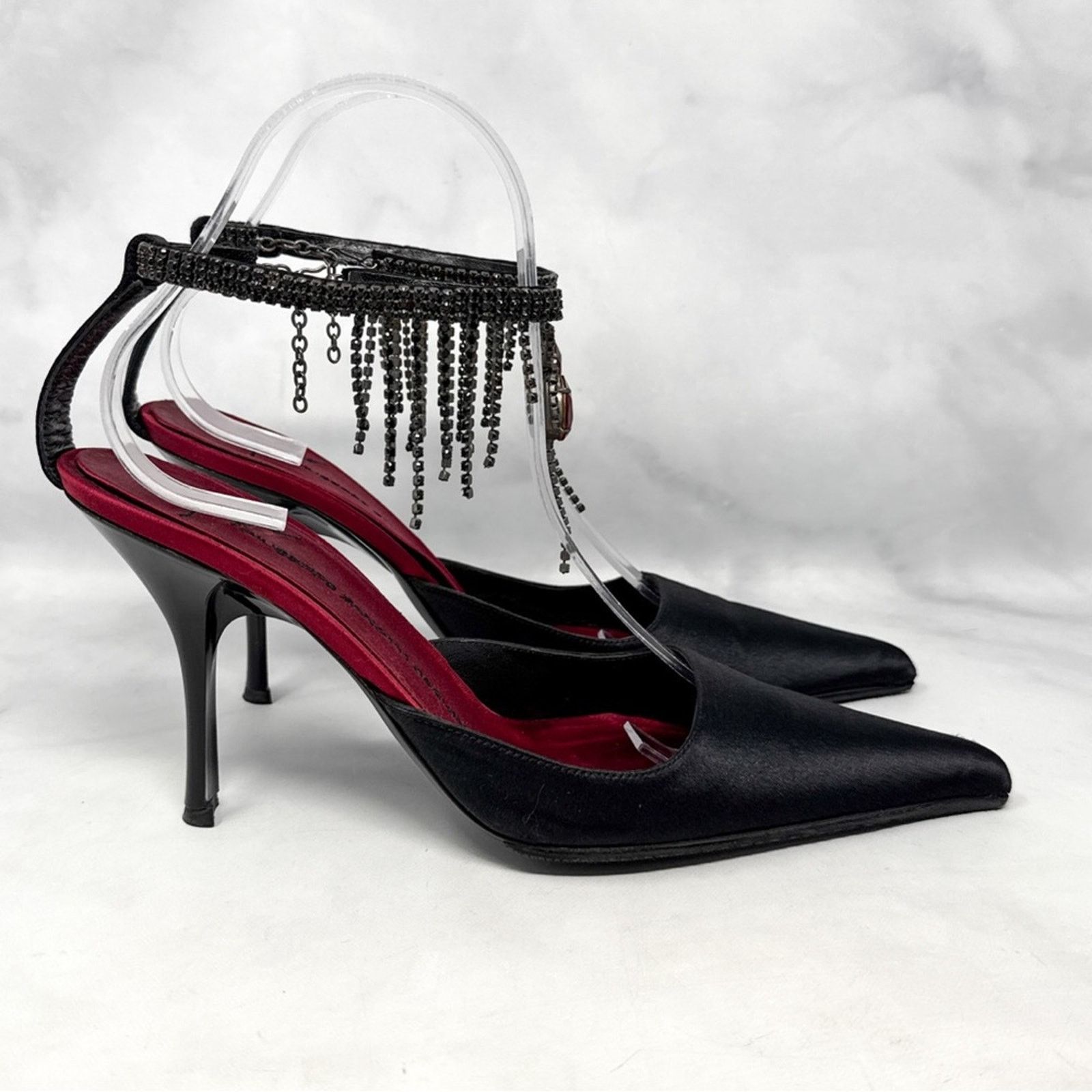 Giuseppe Zanotti Giuseppe Zanotti Vicini Vintage Gothic Pointed Toe Mule Heel Size US 8 / IT 38 - 3 Thumbnail