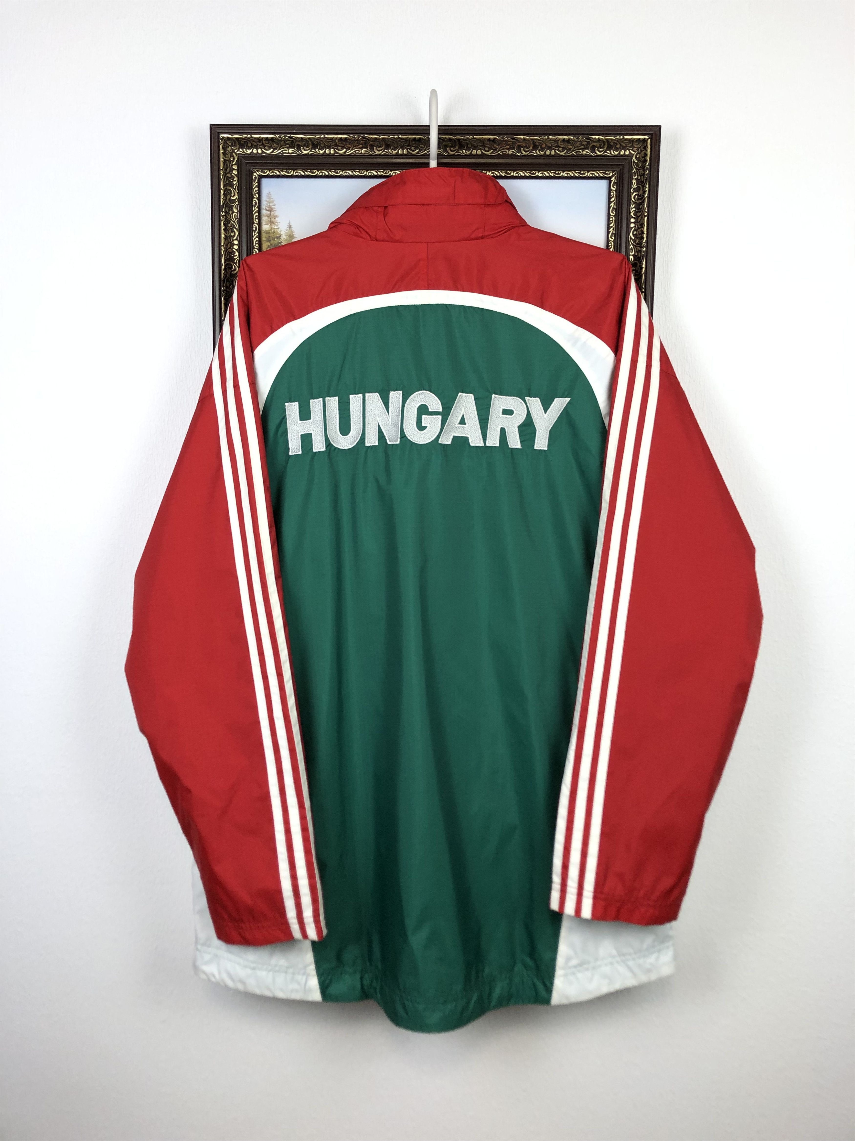 Adidas Vintage Hungary Football Set Suit Windbreaker Jacket Pants Size US M / EU 48-50 / 2 - 7 Thumbnail