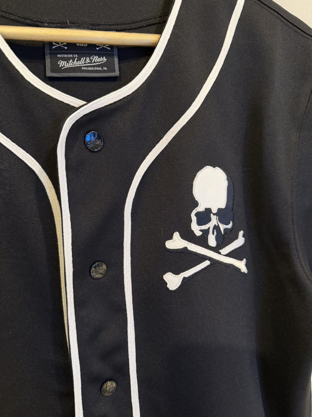 Mastermind Japan Mitchell & Ness x Mastermind JAPAN Baseball Jersey Size US M / EU 48-50 / 2 - 6 Thumbnail