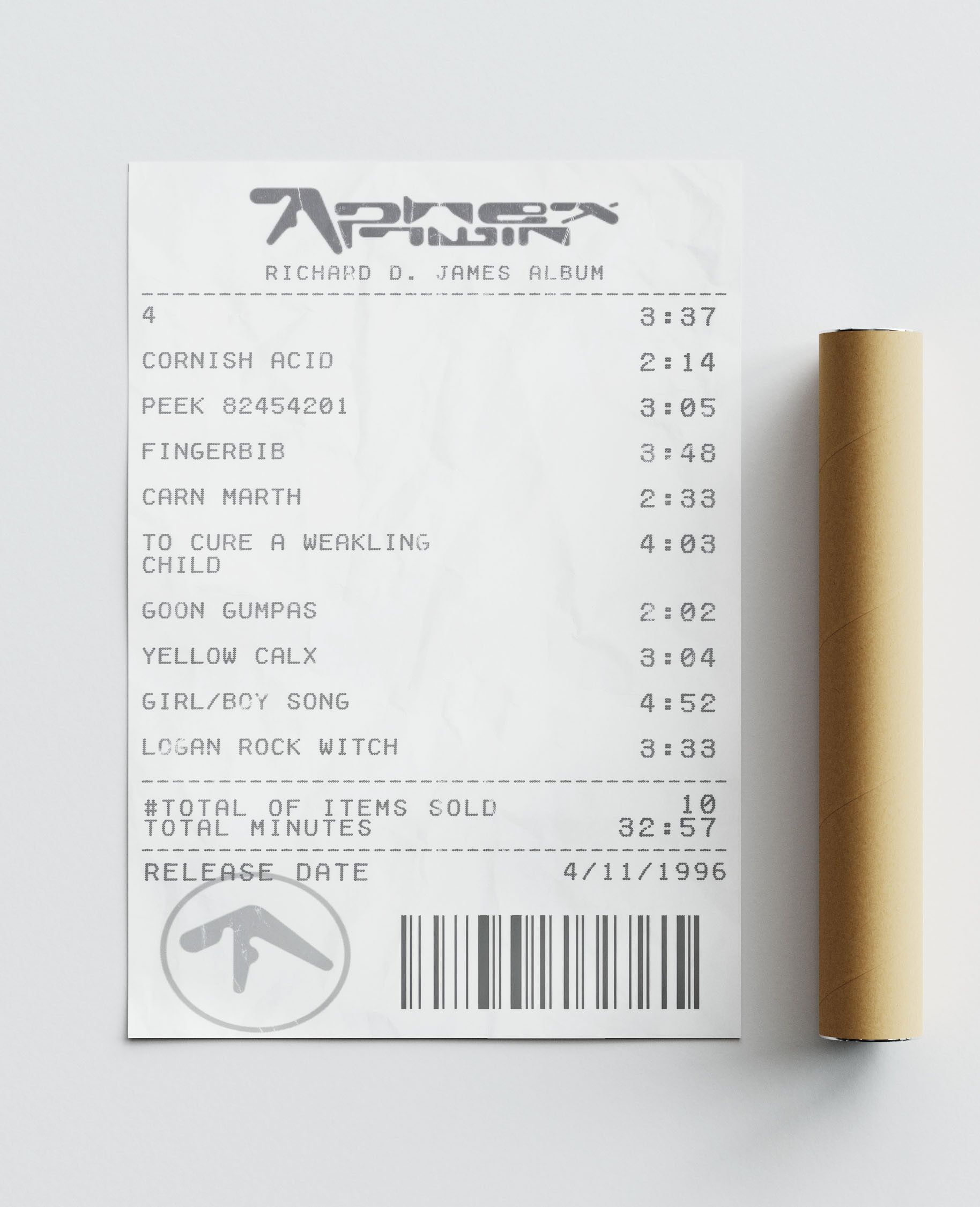 Band Tees Aphex Twin Poster Print Tee Vintage Music Band Merch Size ONE SIZE - 1 Thumbnail