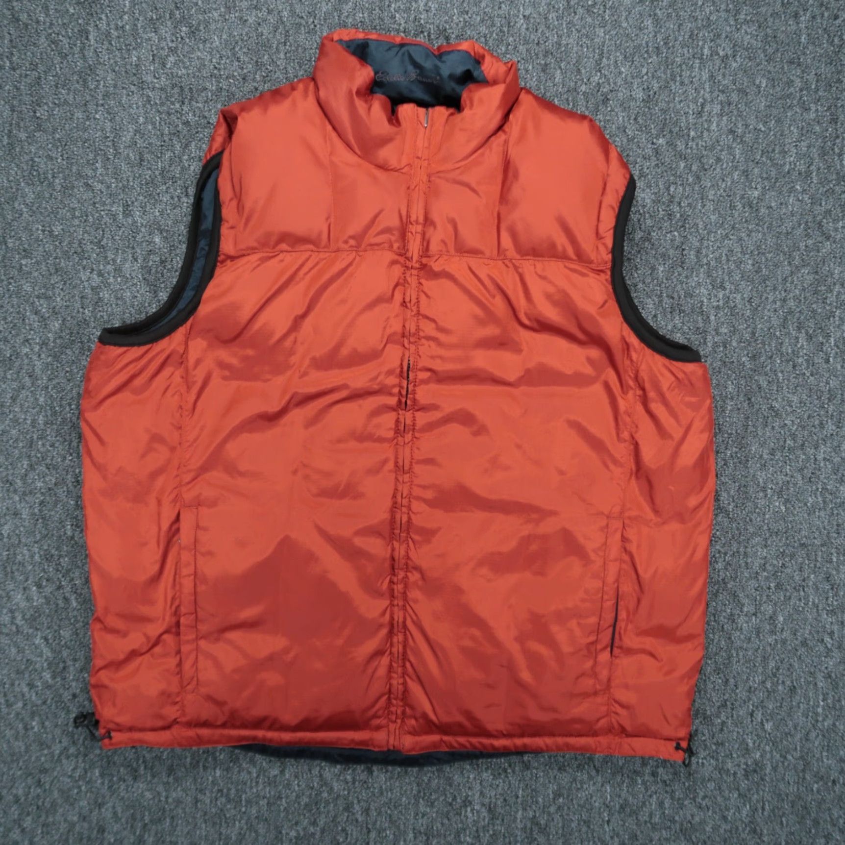 Eddie Bauer VINTAGE Eddie Bauer Vest Mens Large Blue Goose Down Reversible Full Zip Pockets Size US L / EU 52-54 / 3 - 5 Thumbnail