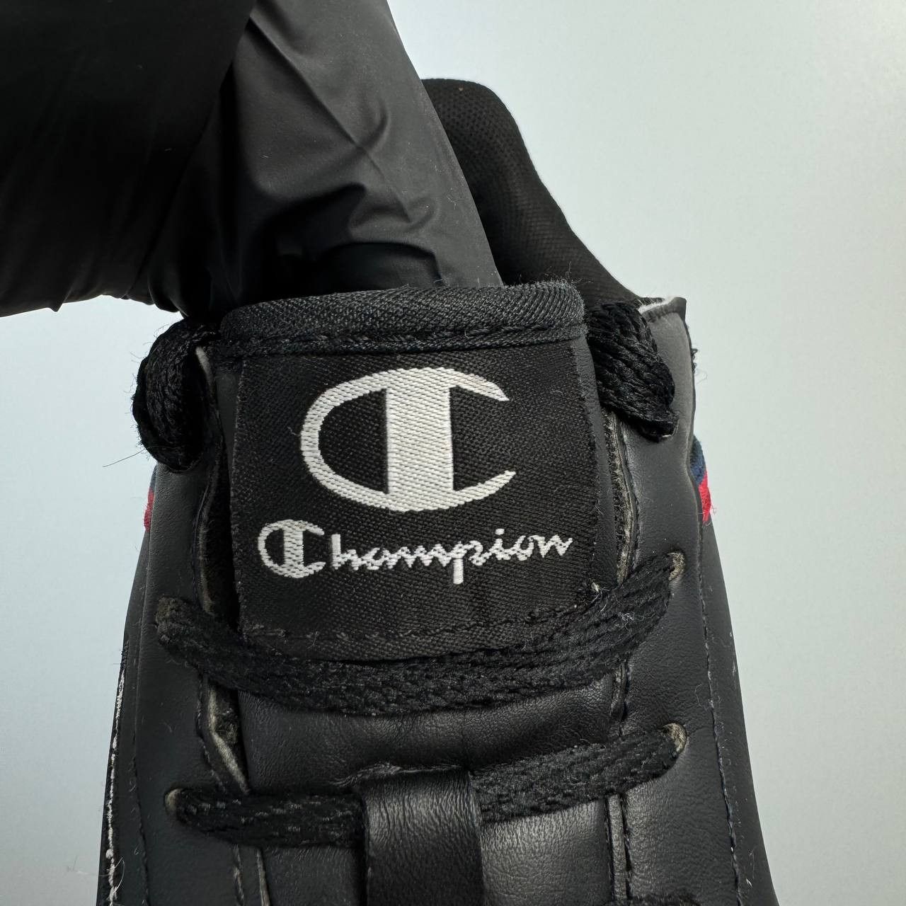 Champion Champion Black Leather Sneakers Mens Low Top Shoes EU 42 Size US 9 / EU 42 - 9 Thumbnail