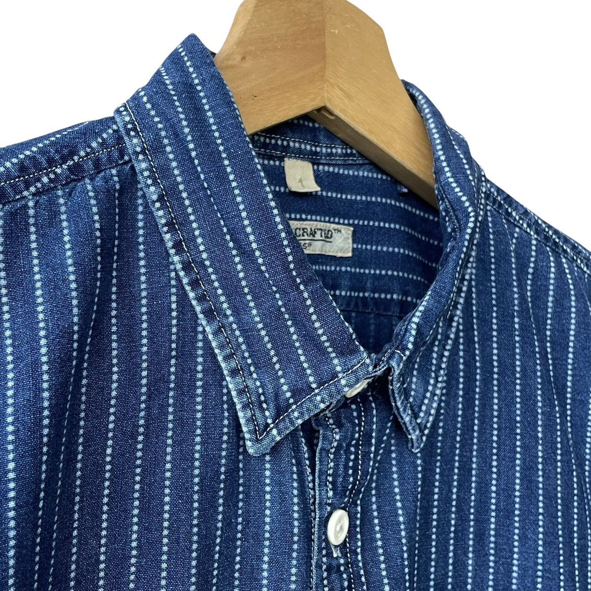 Levi's Made & Crafted Levi’s Strauss Made & Crafted Wabash Indigo Casual Shirt Size US M / EU 48-50 / 2 - 5 Thumbnail