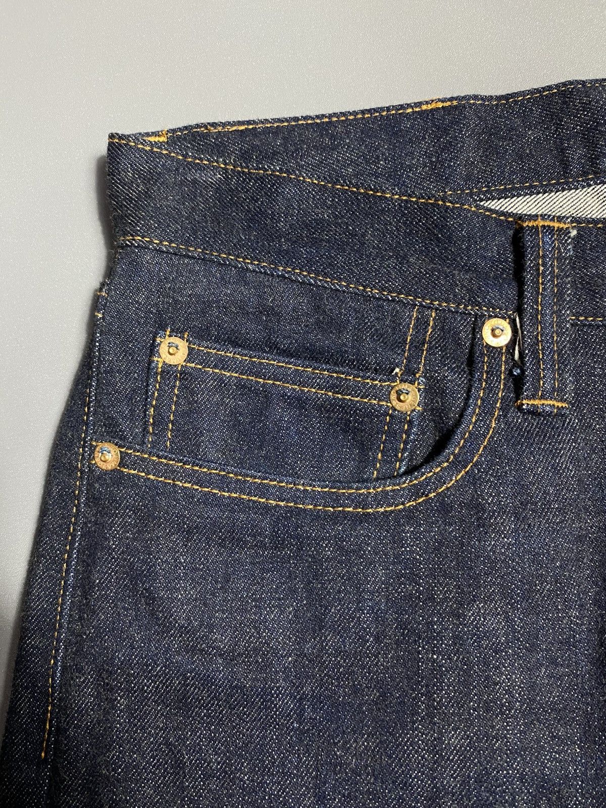 KOJIMA GENES KOJIMA GENES Japan Nice Design Indigo Jeans Size US 30 / EU 46 - 11 Thumbnail