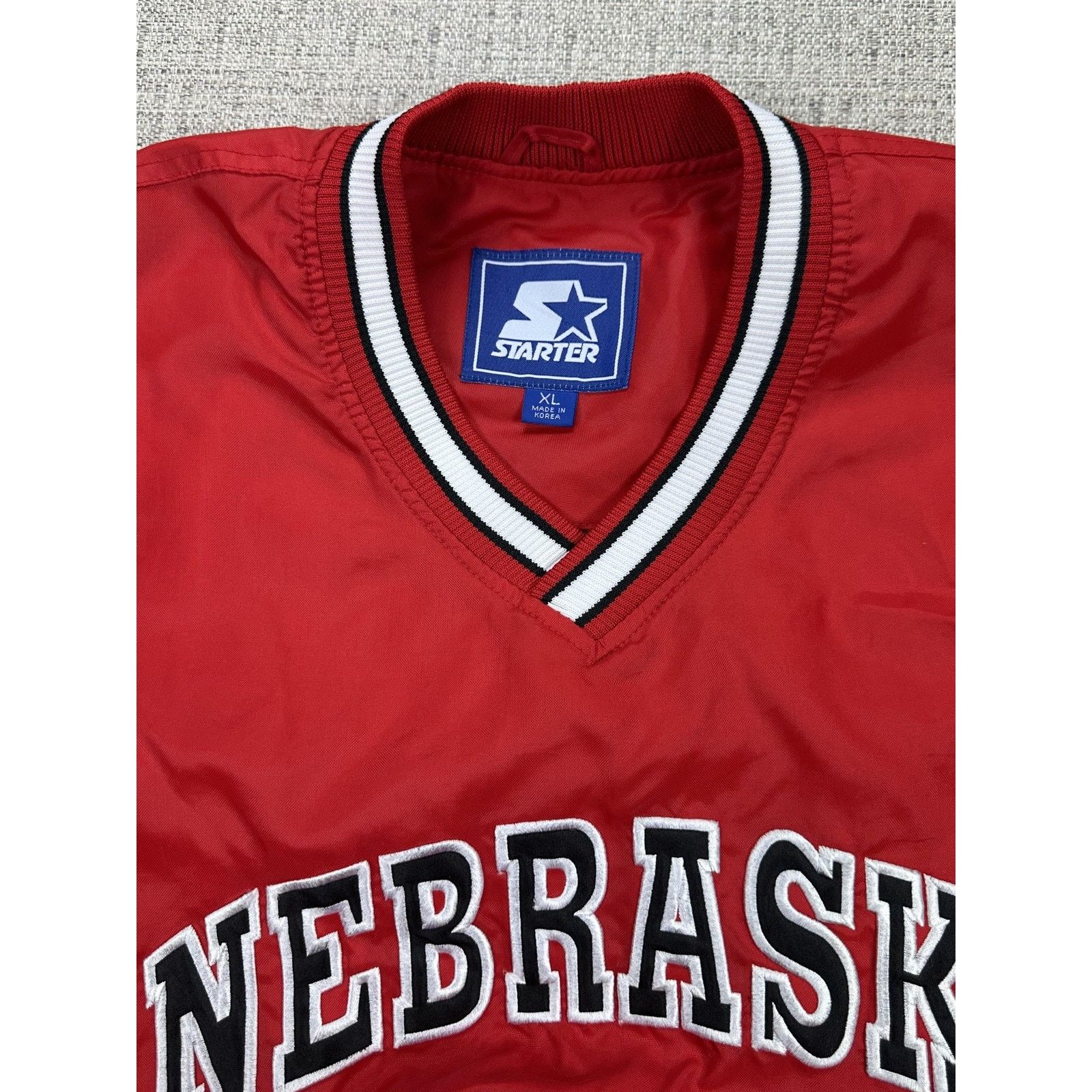 Starter Nebraska Cornhuskers Jacket Mens XL Starter 90s Waterproof Size US XL / EU 56 / 4 - 9 Thumbnail