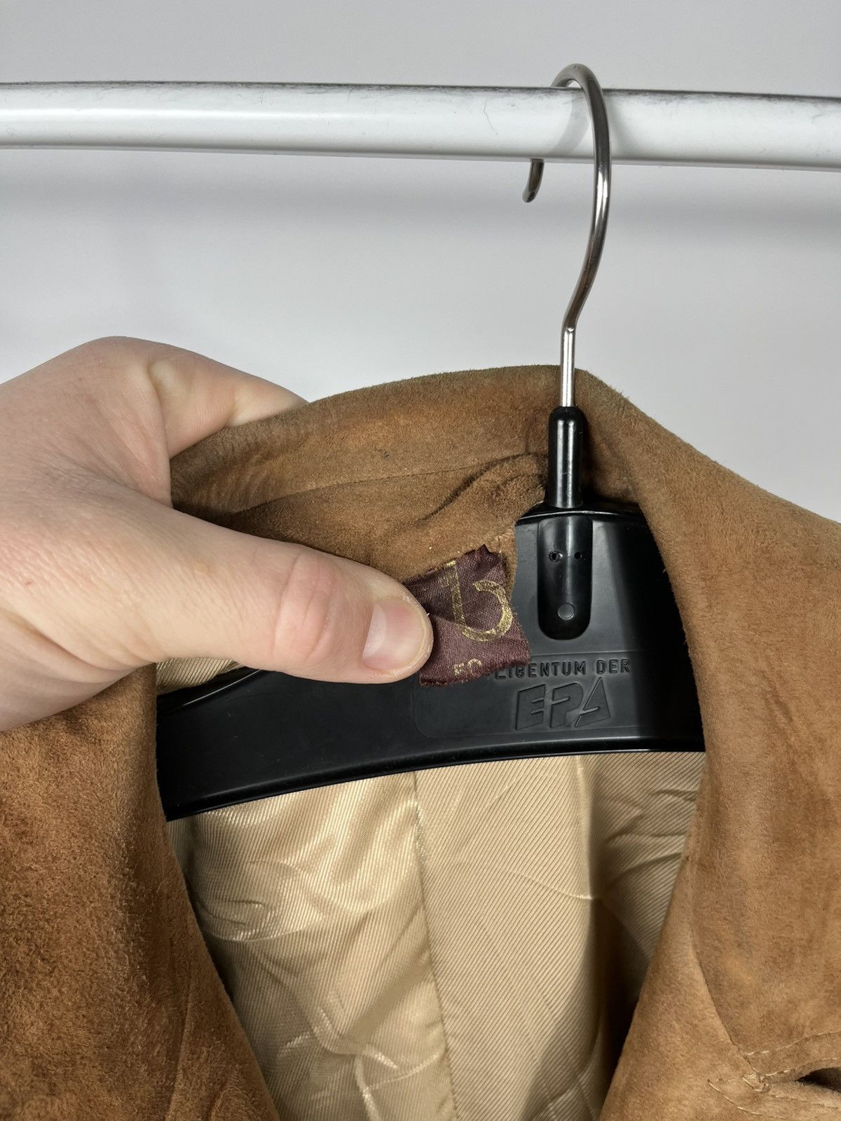 Leather Vintage Suede Leather Jacket Men’s Brown Belted Size US M / EU 48-50 / 2 - 16 Thumbnail
