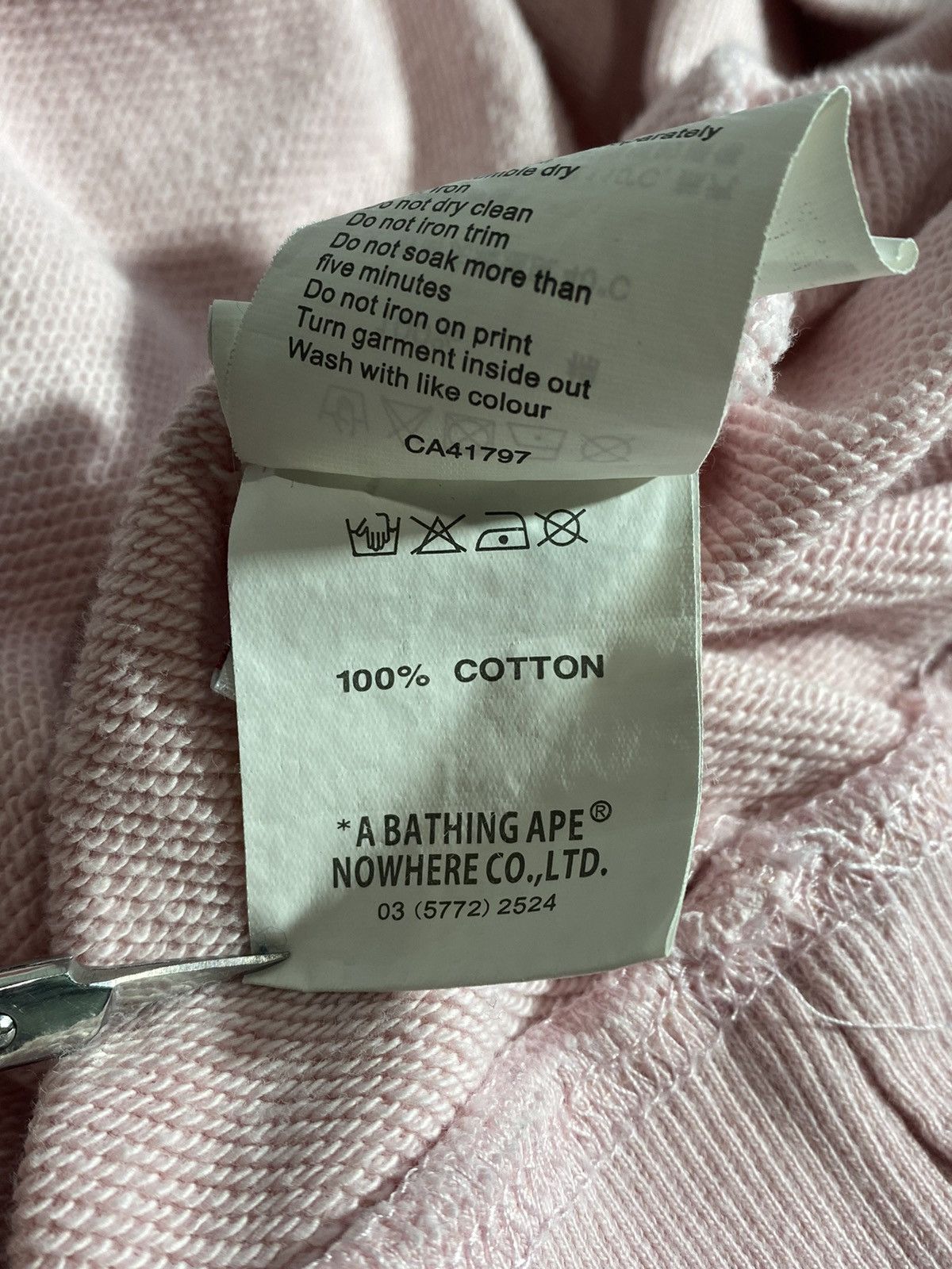 AAPE x Sponge Bob hype streetwear pink sweatshirt