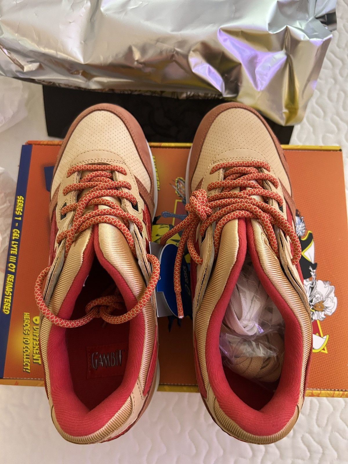Asics × Kith × Marvel Comics Kith x ASICS Gel Lyte 3 ‘Gambit’ Size US 8.5 / EU 41-42 - 2 Thumbnail