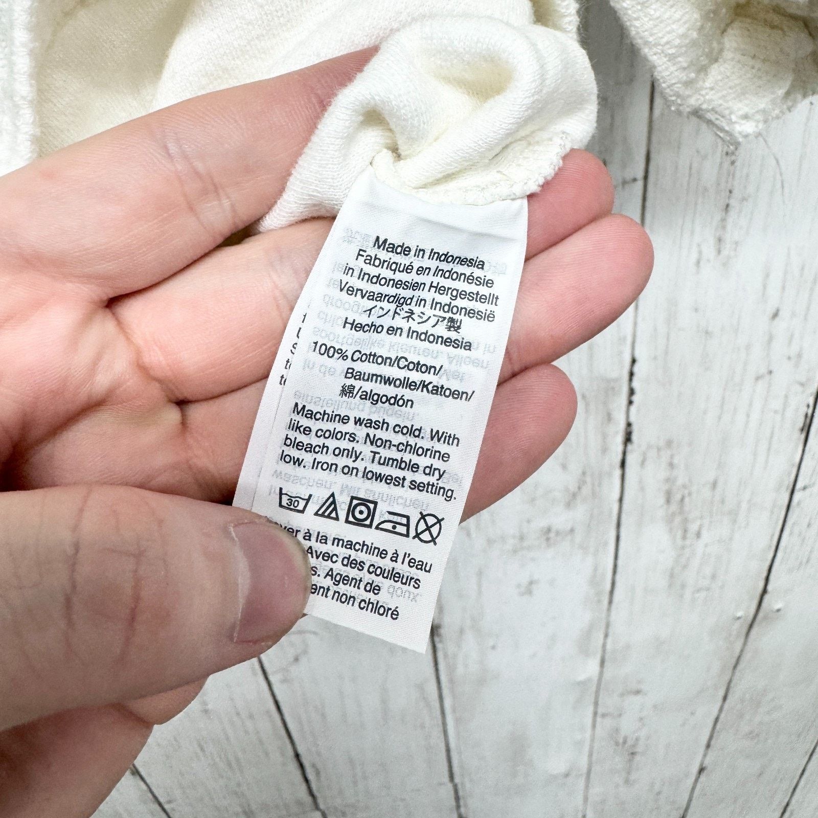 Madewell Madewell Texture & Thread Top XXS Ivory Short Sleeve Blouse Size XXS / US 00 / IT 34 - 6 Thumbnail