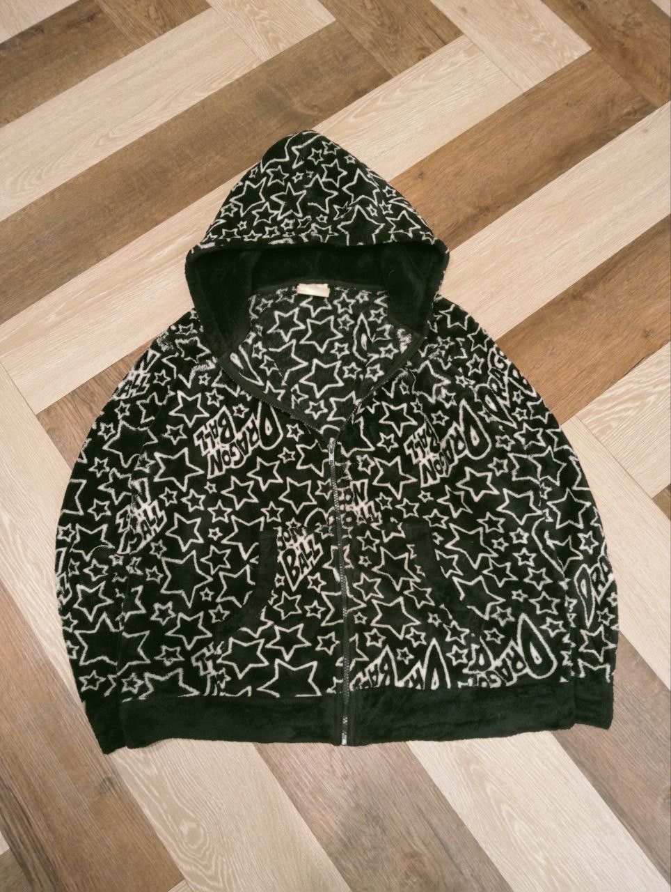 Japanese Brand VINTAGE DRAGON BALL OVERPRINT FLEECE JACKET - SIZE L Size US L / EU 52-54 / 3 - 2 Thumbnail
