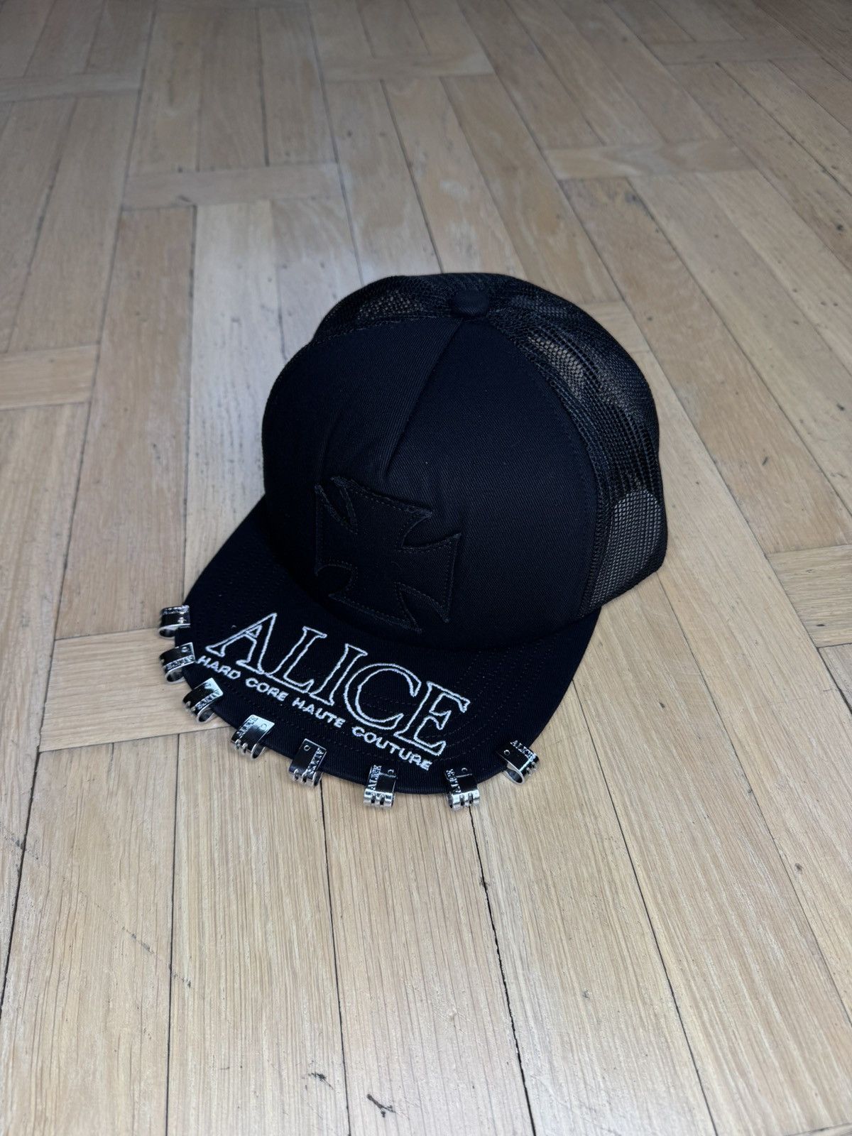 ALICE HARDCORE HAUTE COUTURE キャップ 黒 Alice Hollywood Alice Hollywood Hard Core Haute Couture
