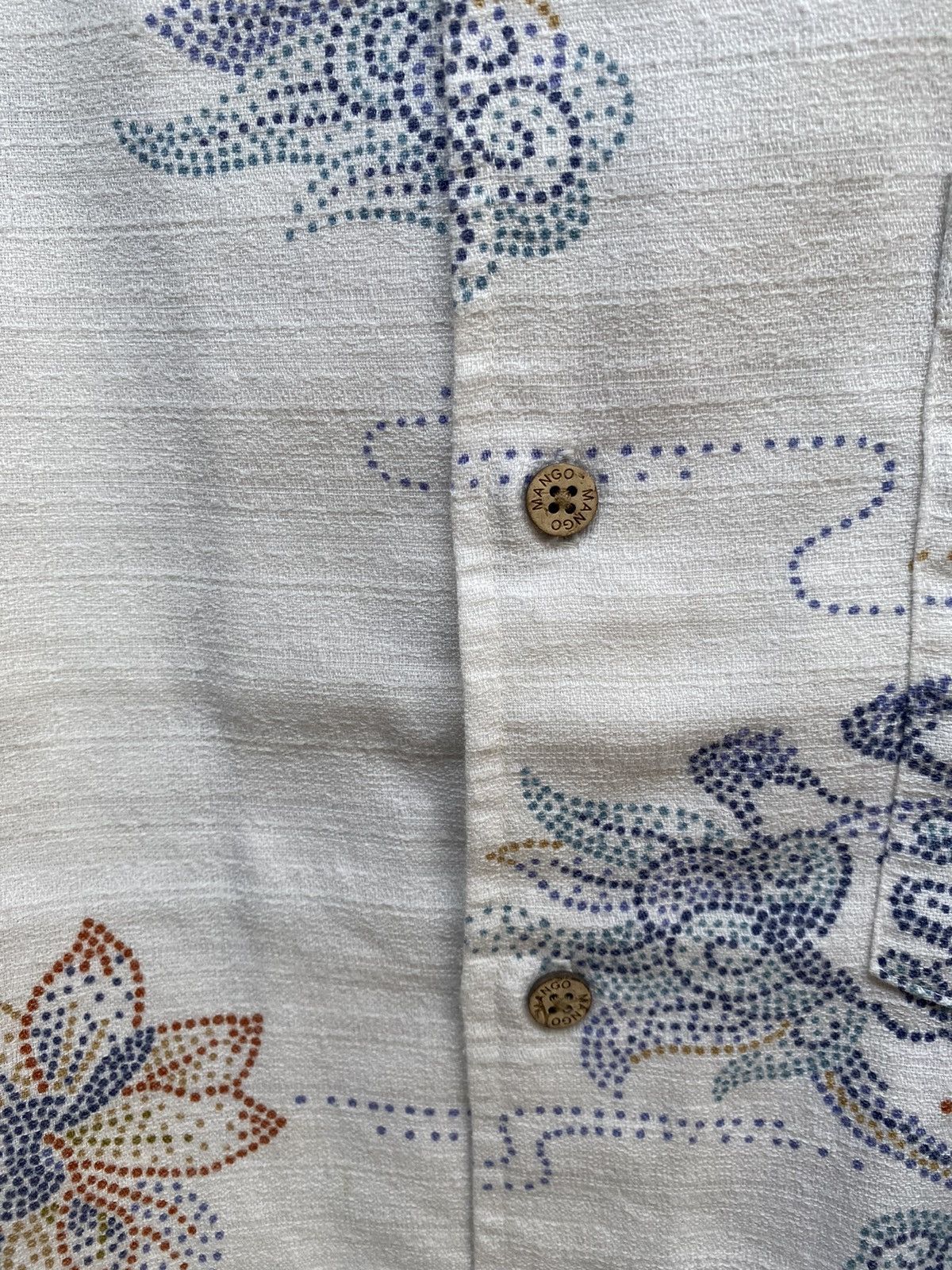 Japanese Brand × Mango MANGO OKINAWA HAWAII FLORAL BUTTON UP SHIRT Size US L / EU 52-54 / 3 - 6 Thumbnail