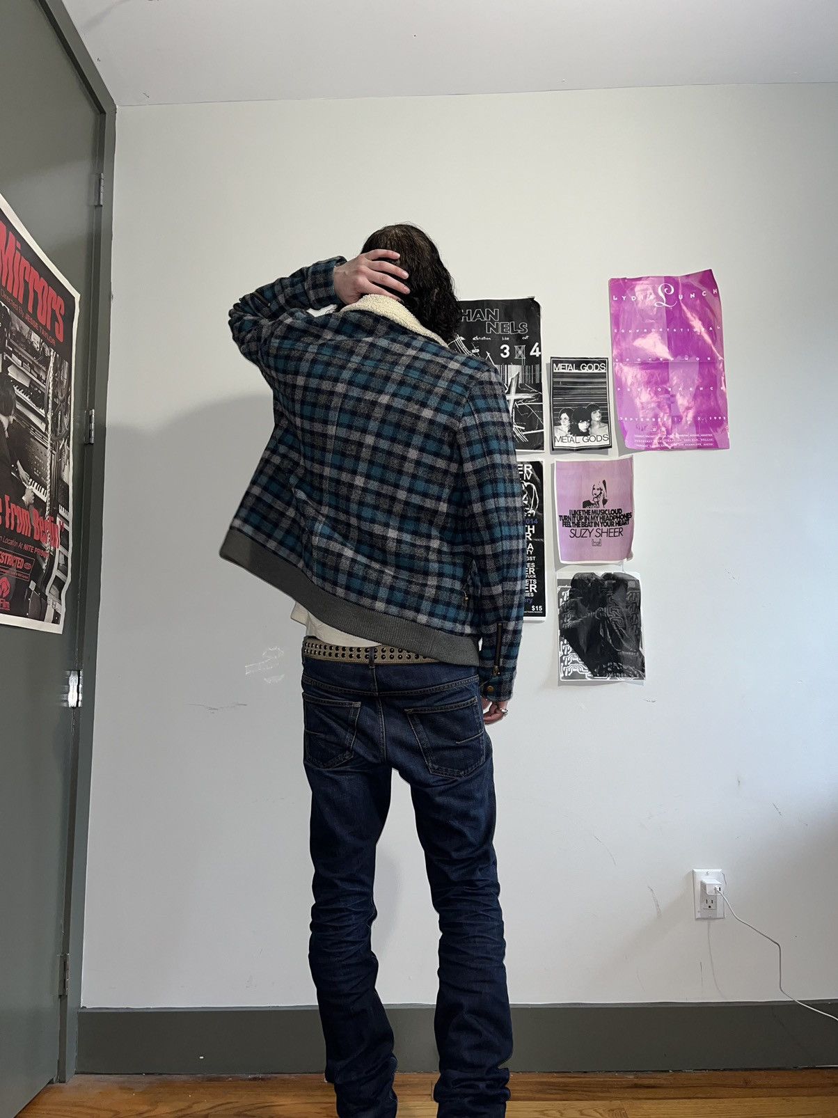 Undercover AW08 'Unrealrealclothes' Sherpa Wool Riders Jacket Size US L / EU 52-54 / 3 - 9 Thumbnail