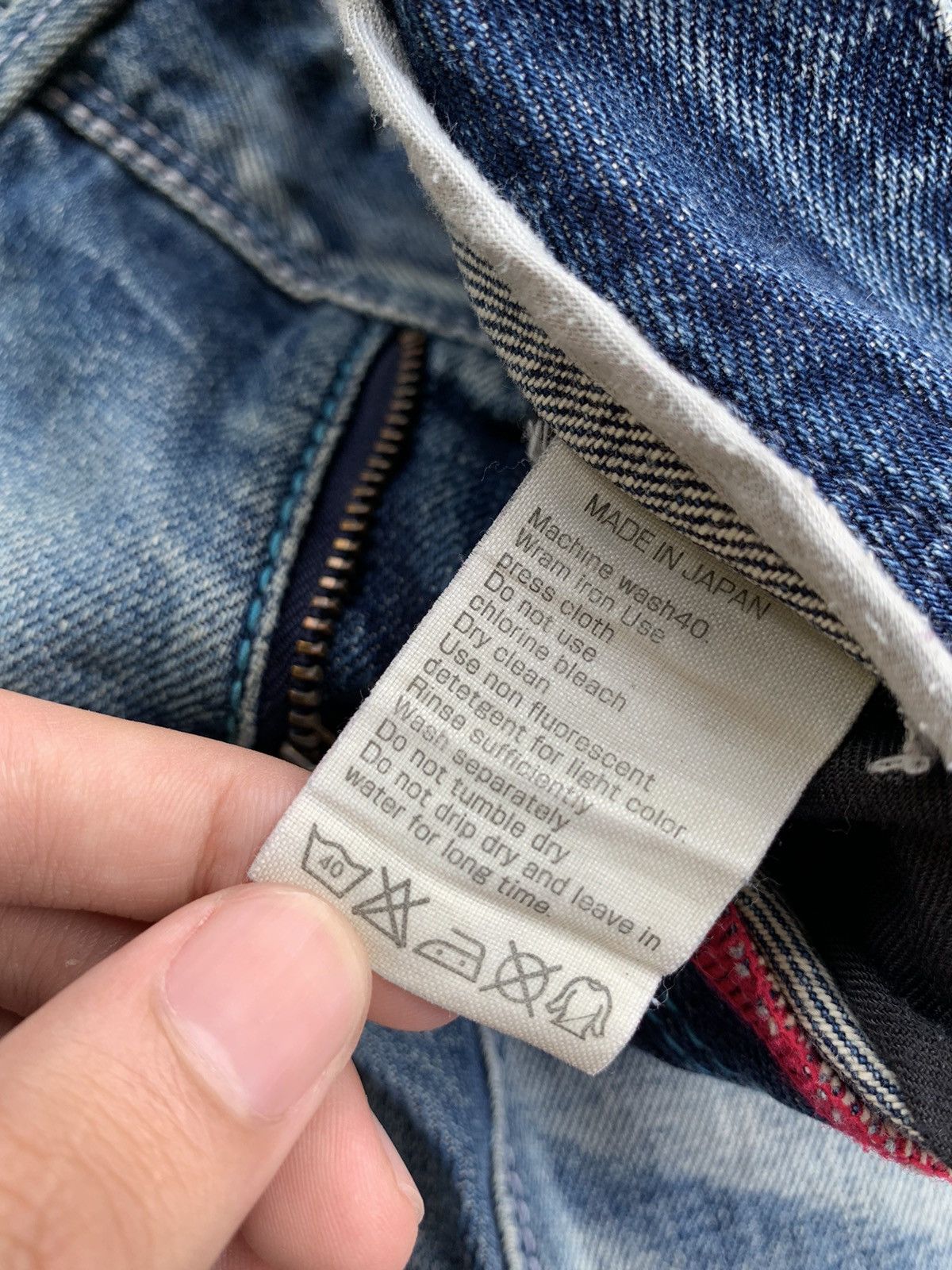 Vanquish Vanquish Gold Rusty Japanese Distressed Denim Size US 31 - 8 Thumbnail