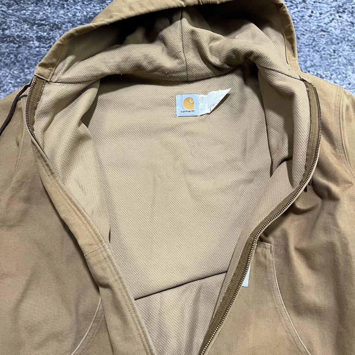 Carhartt VINTAGE 90s CARHARTT TAN BROWN WORKWEAR HOODED JACKET SZ XL Size US XL / EU 56 / 4 - 7 Thumbnail
