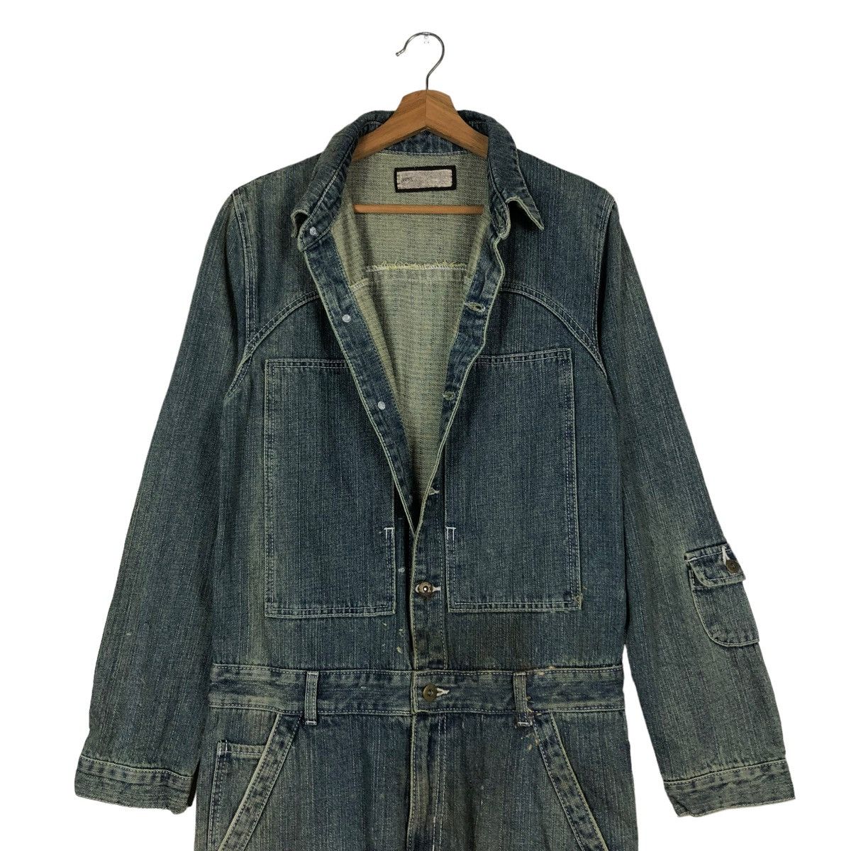 Blue Blue Japan 🔥VINTAGE DENIM WORK COVERALL BLUE BLUE JAPAN SISOKO Size US 34 / EU 50 - 12 Thumbnail