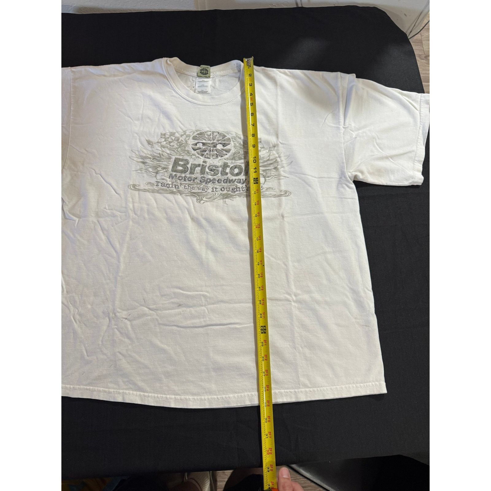 NASCAR NASCAR Tee Bristol Motor Speedway Oversized Men's 2XL White Size US XXL / EU 58 / 5 - 6 Thumbnail